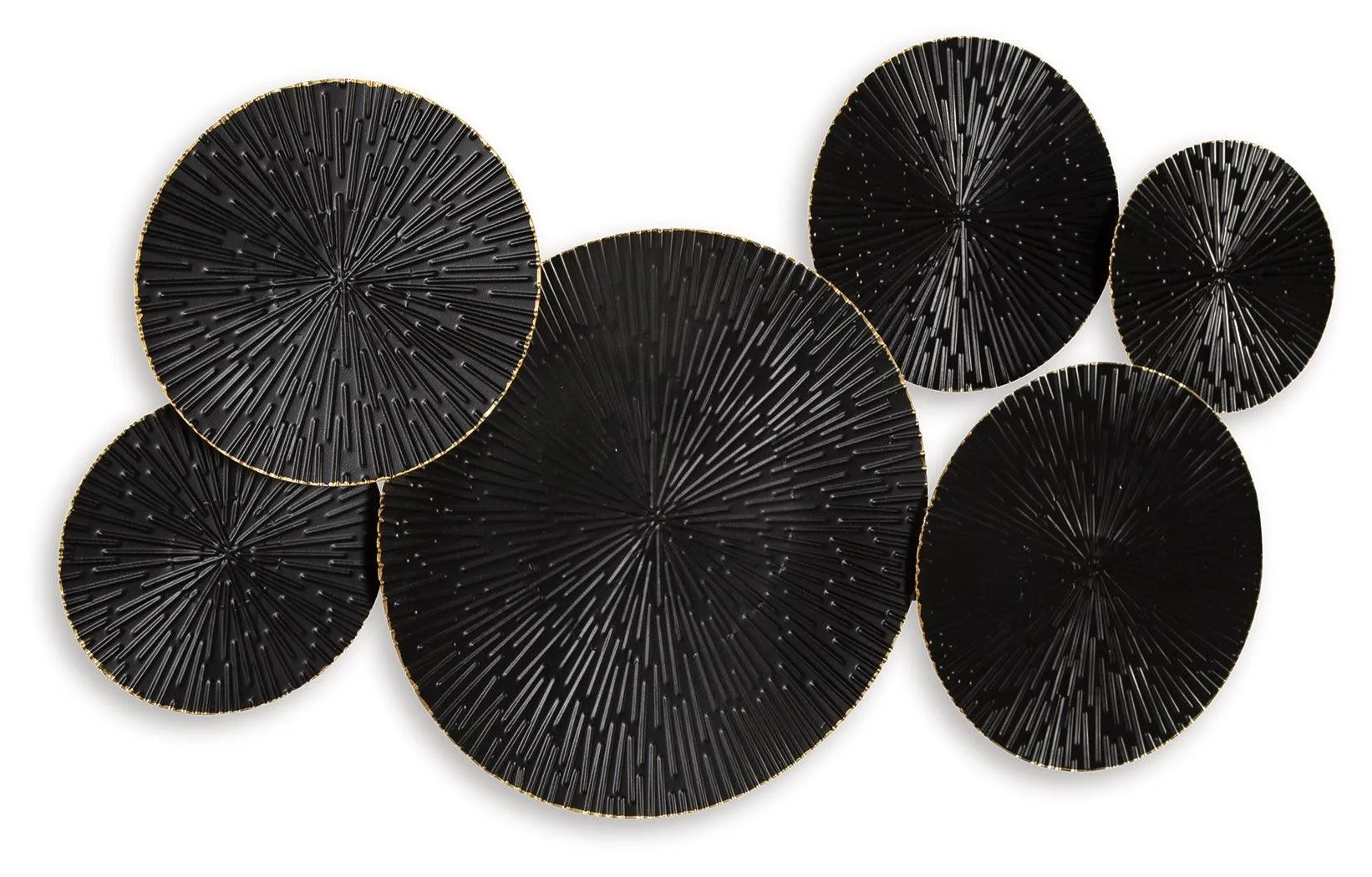Rhetlen Black/Gold Finish Wall Decor - Image 4