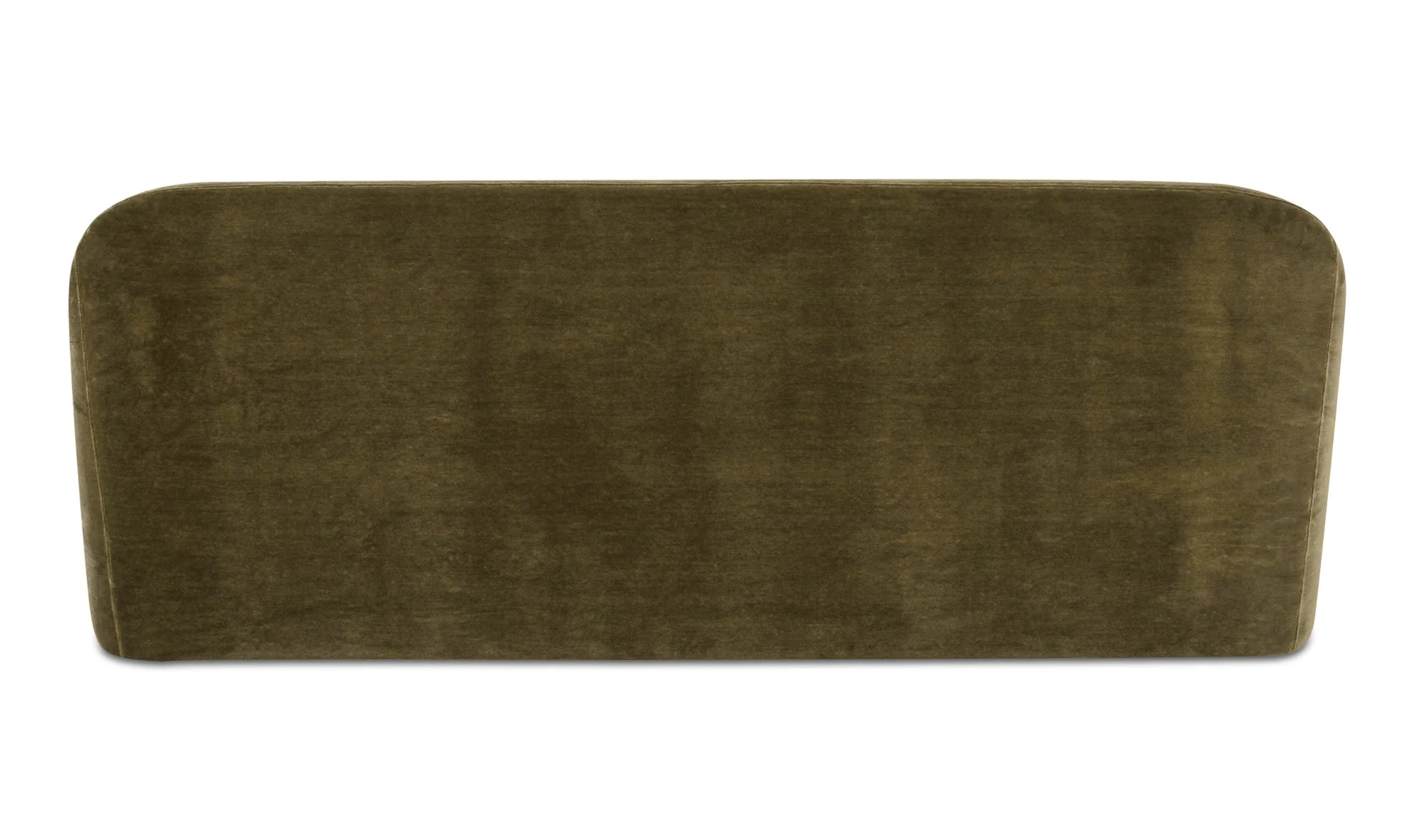 Rialto Sofa Dark Green Faux Mohair - Image 10