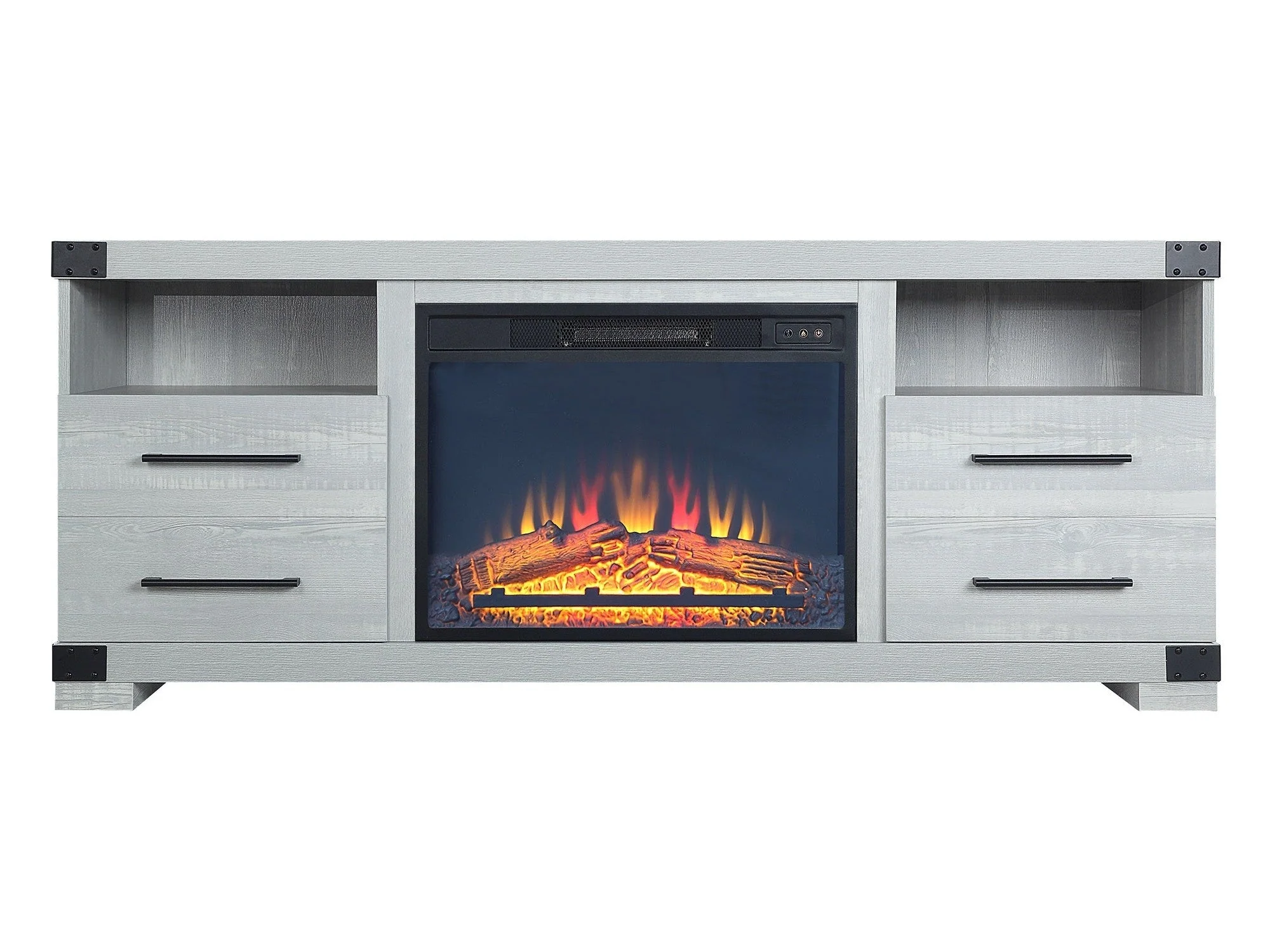 Richmond Fireplace in Grey