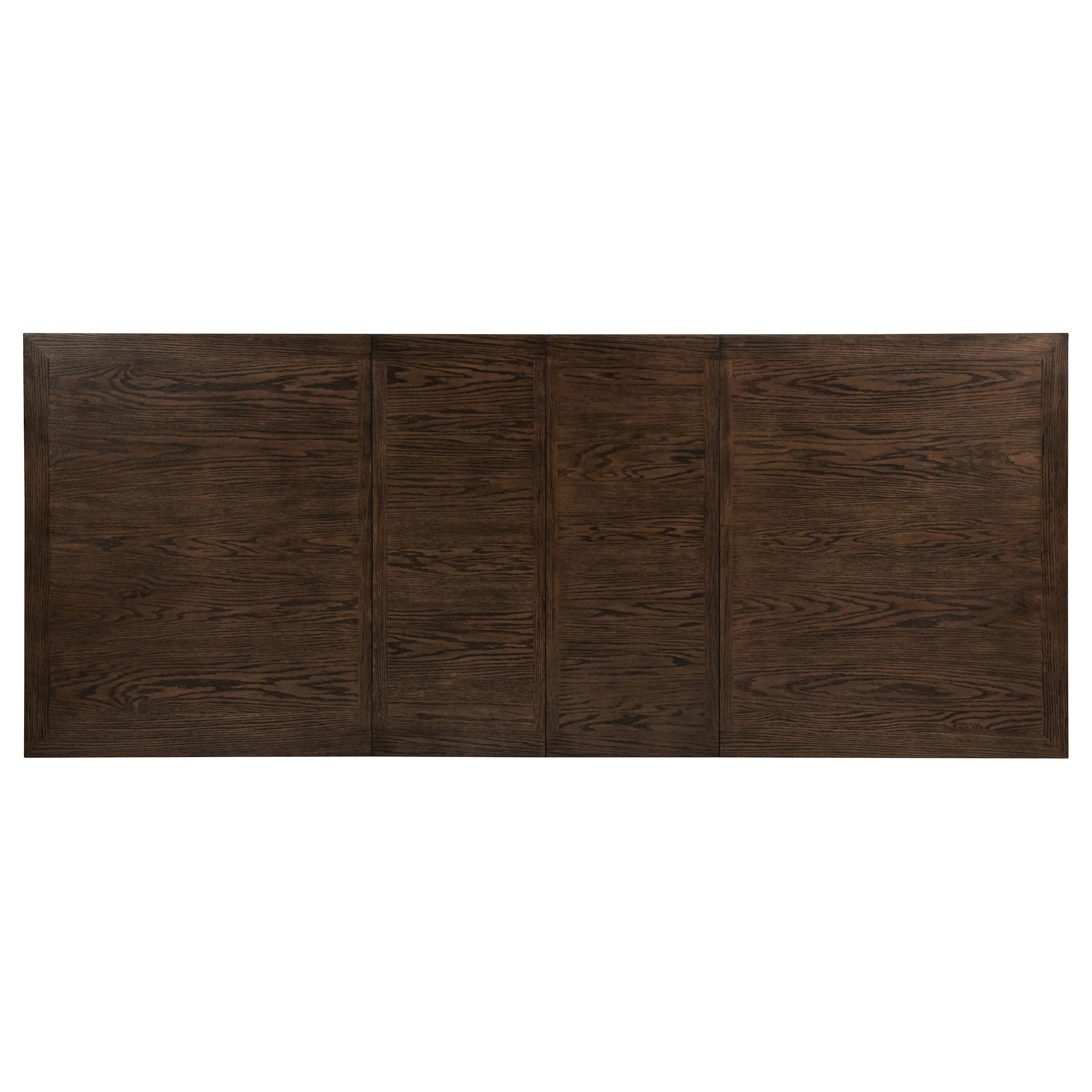Ridgewell Dark Oak 7-piece Rectangular Trestle Dining Set - Image 6