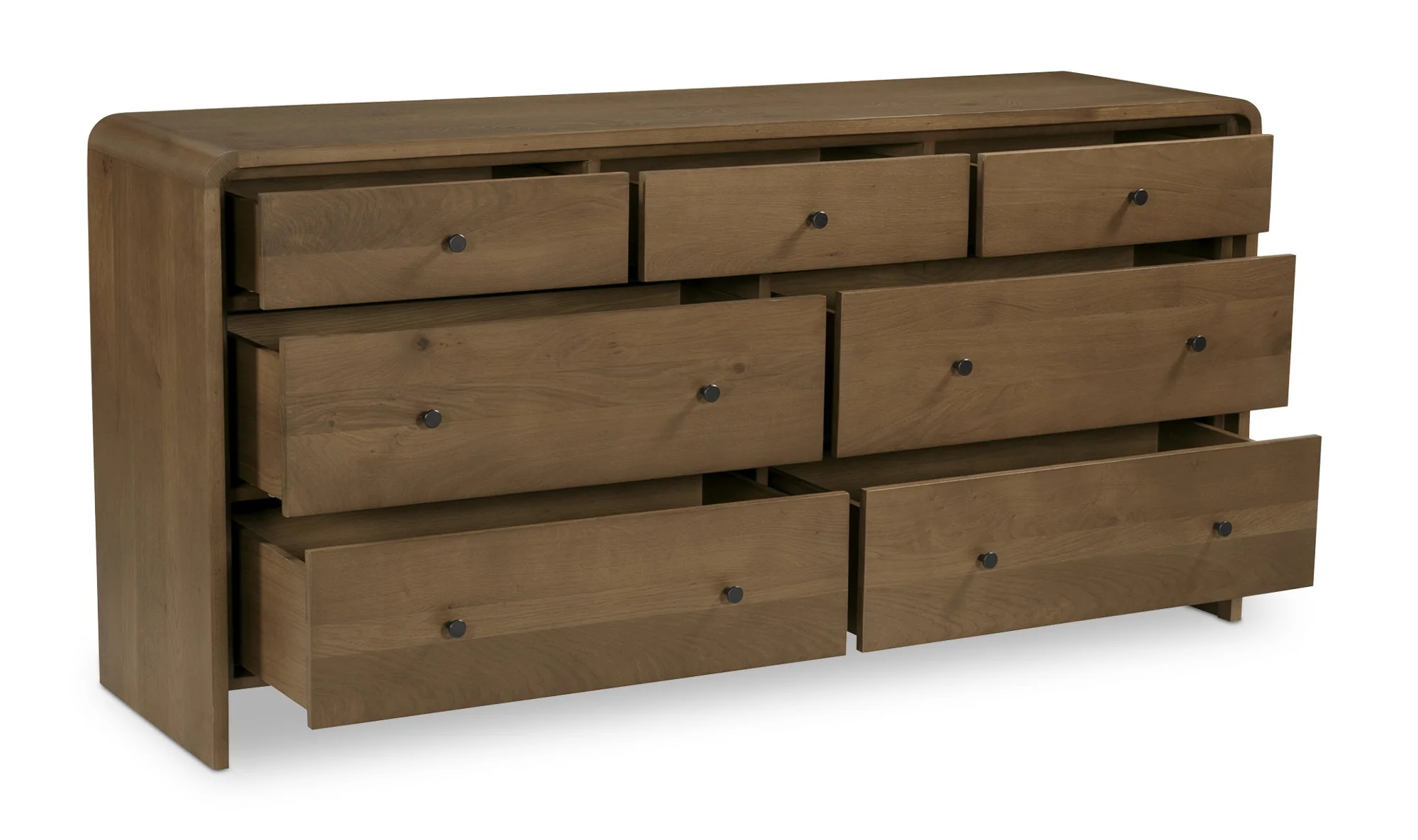 Riley 7 Drawer Dresser Oak - Image 2