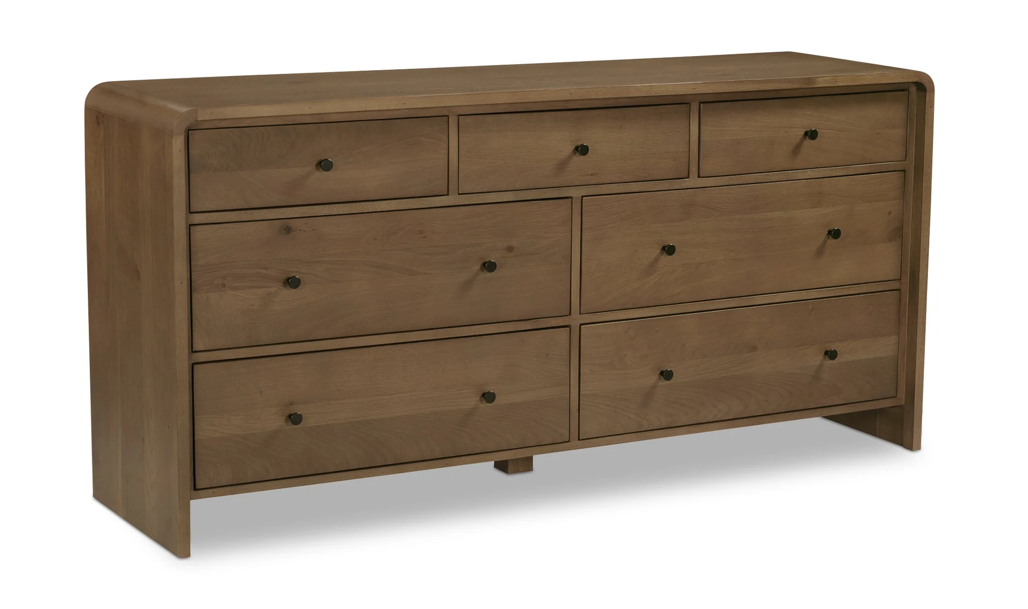 Riley 7 Drawer Dresser Oak - Image 3