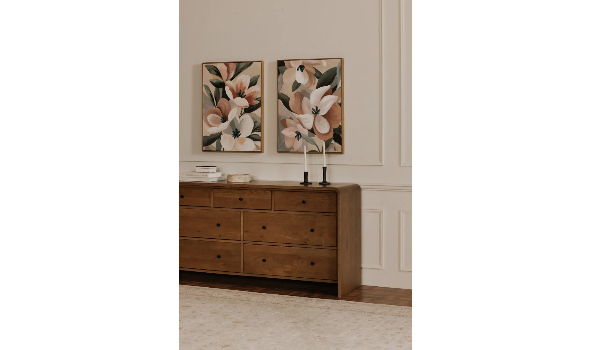Riley 7 Drawer Dresser Oak - Image 7