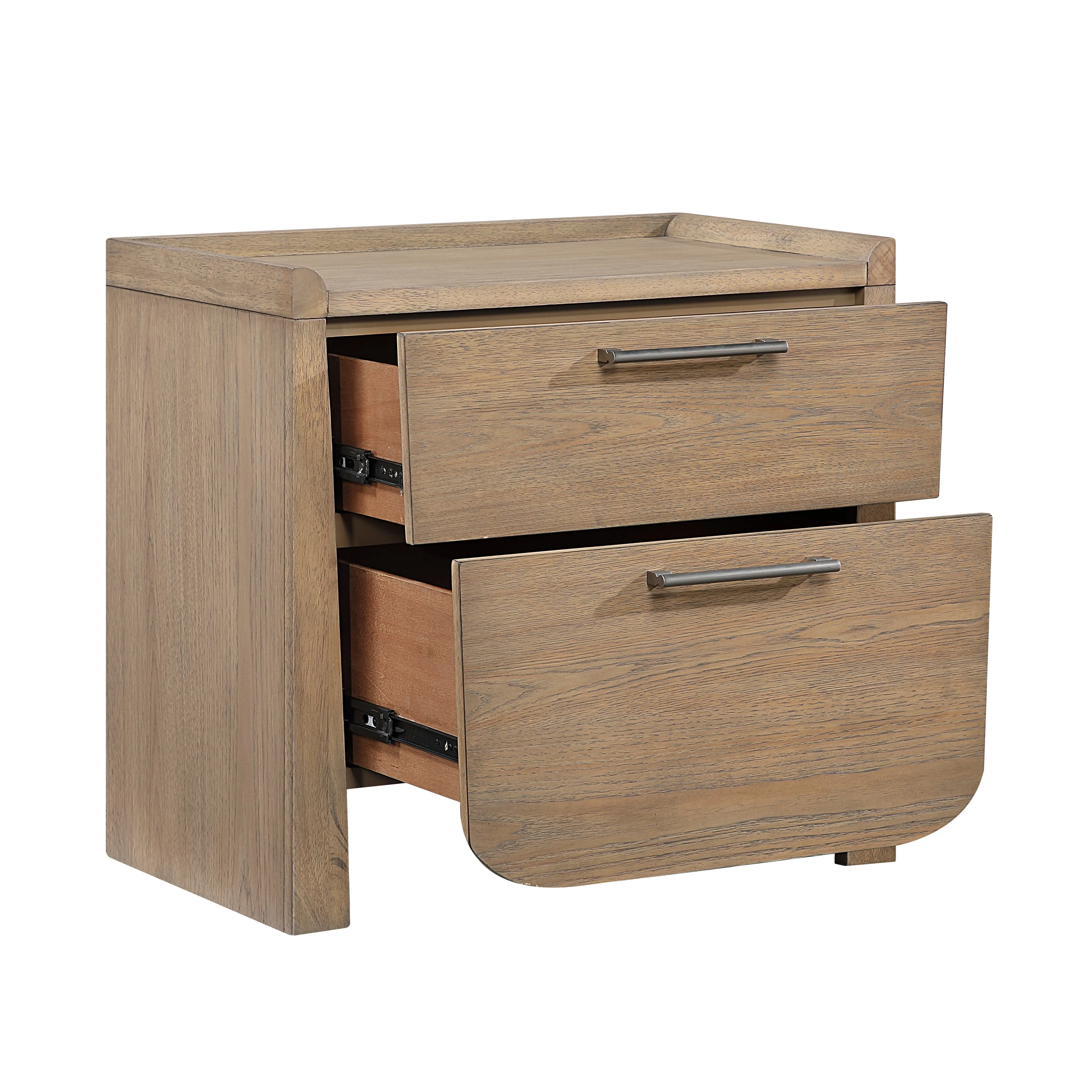 Riley Light Brown Nightstand - Image 2