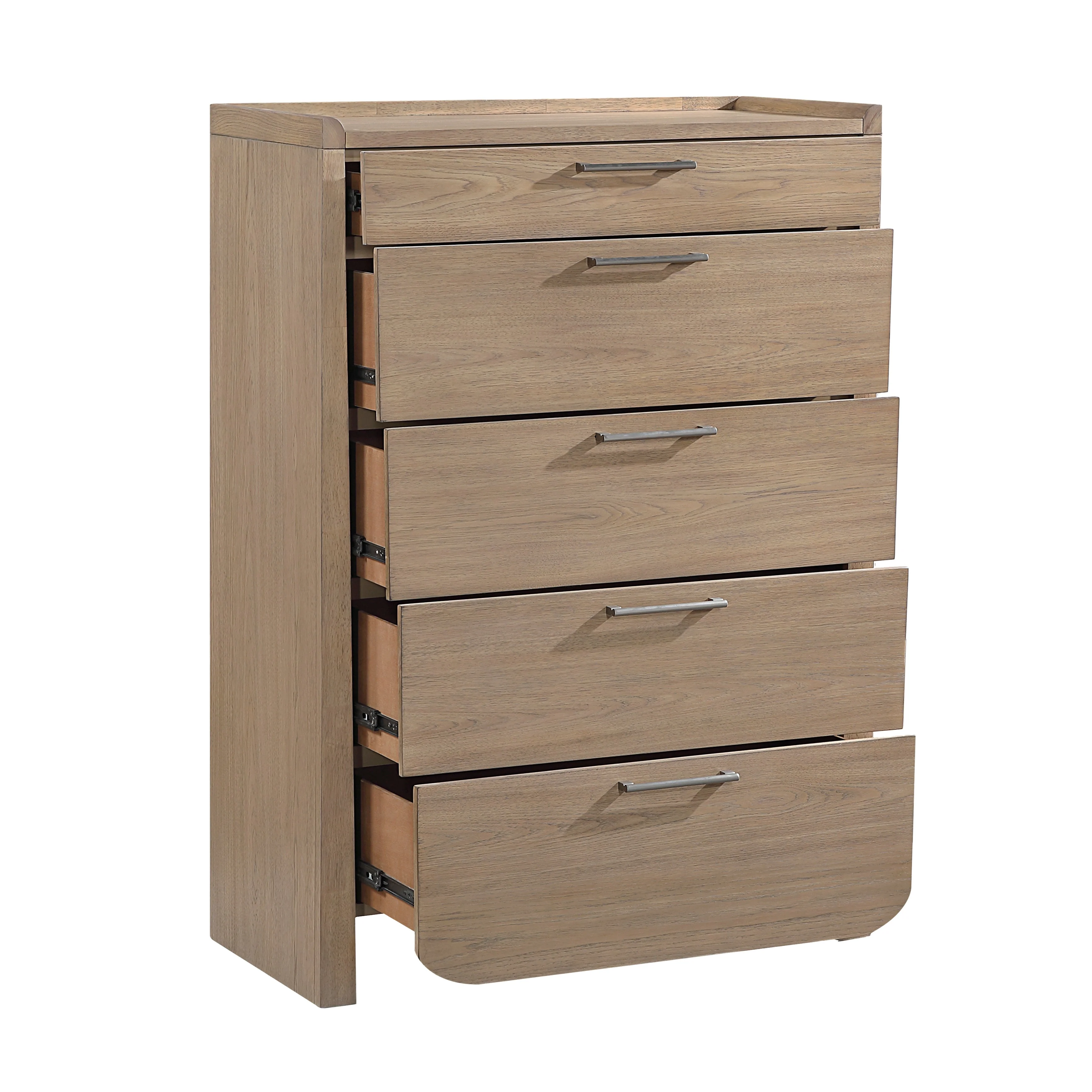 Riley Light Brown Upholstered Bedroom Set - Image 20