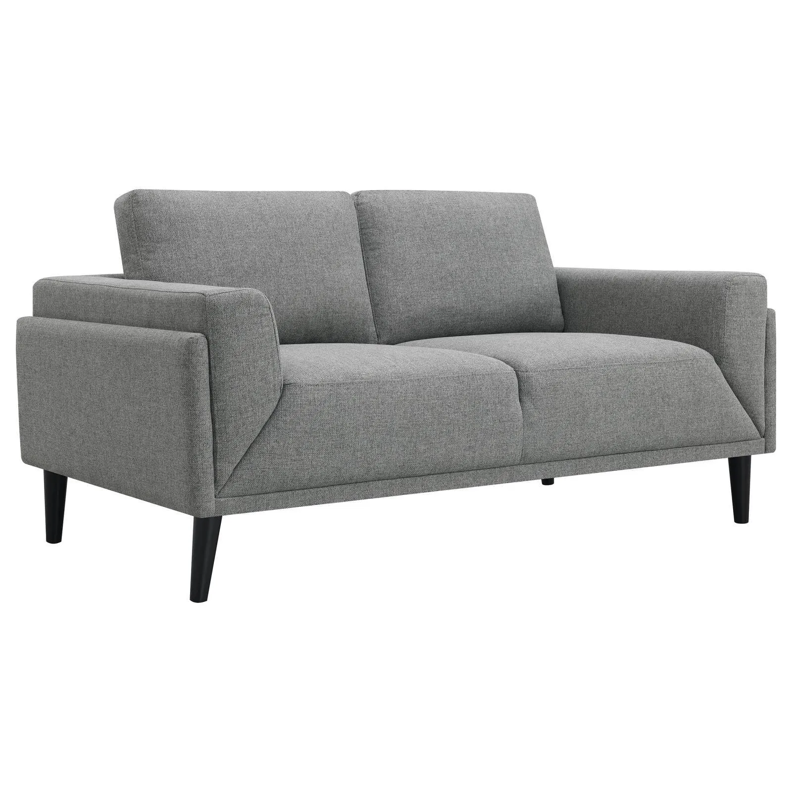 Rilynn 2-piece Upholstered Track Arm Sofa Set Grey - Image 6