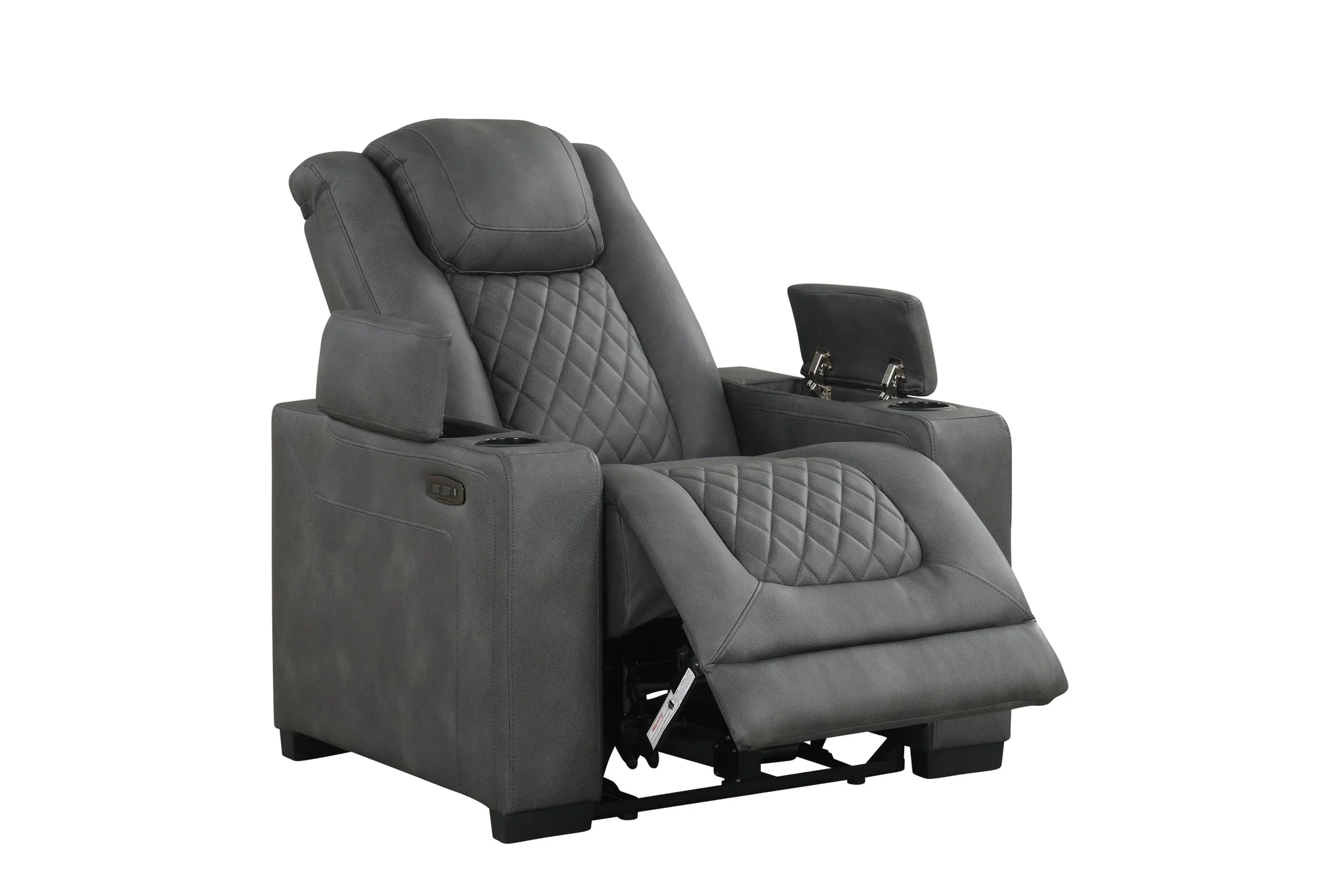 Rima Dark Grey 3-Piece Power Reclining Living Room Set [Special Price] - Image 5