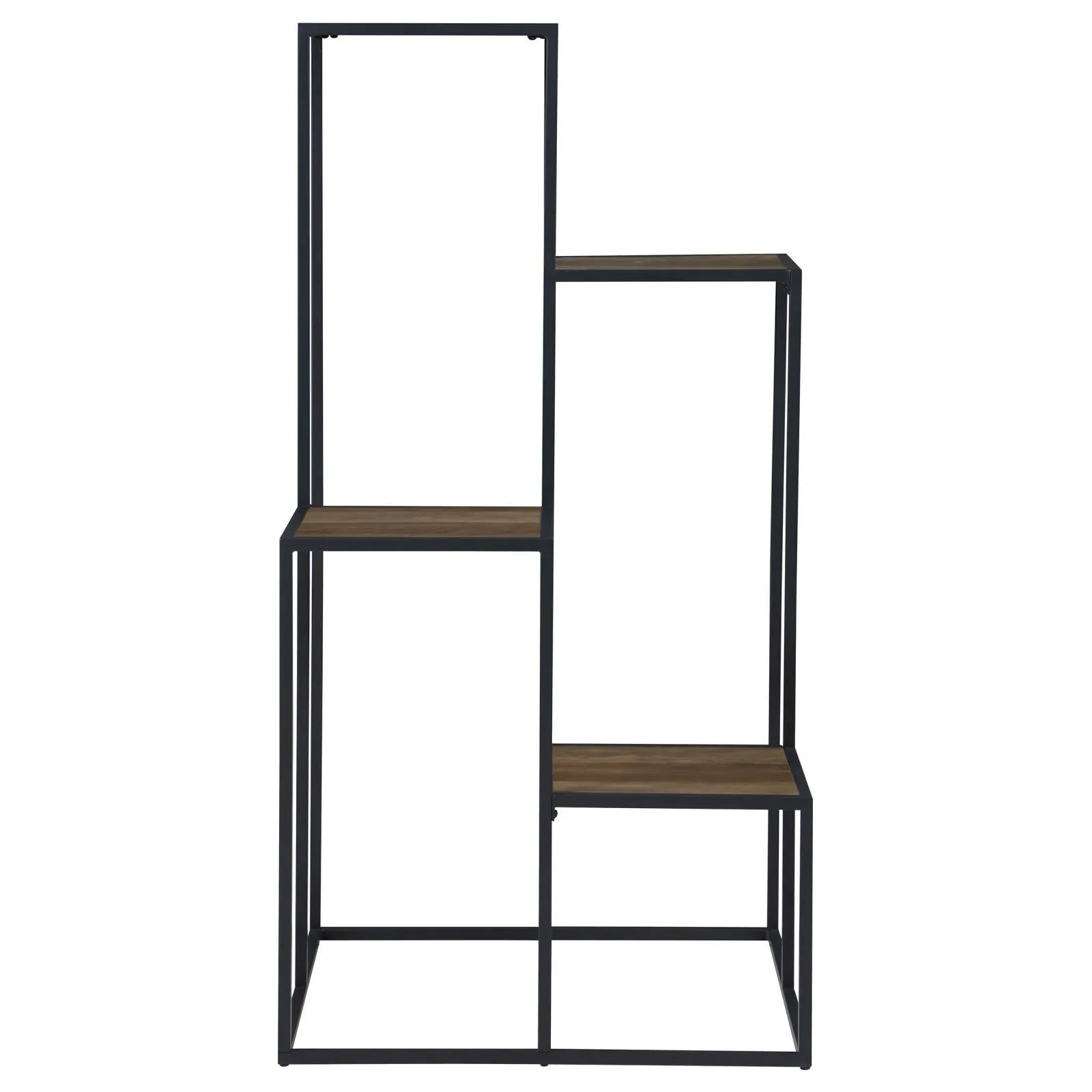Rito Rustic Brown/Black 4-Tier Display Shelf - Image 6