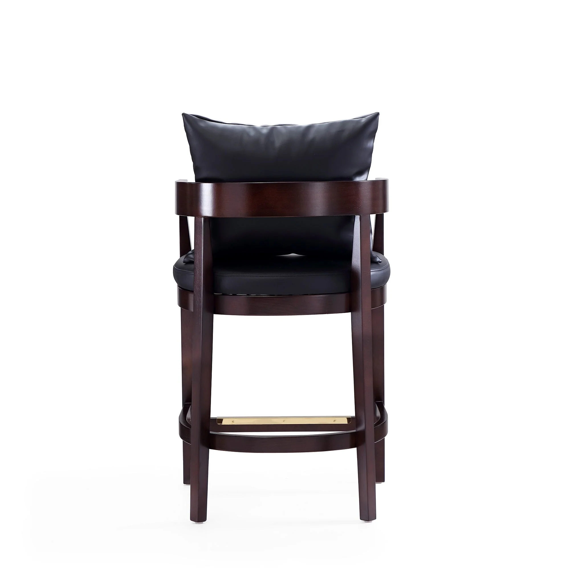 Ritz Counter Stool in Black and Dark Walnut - Image 7