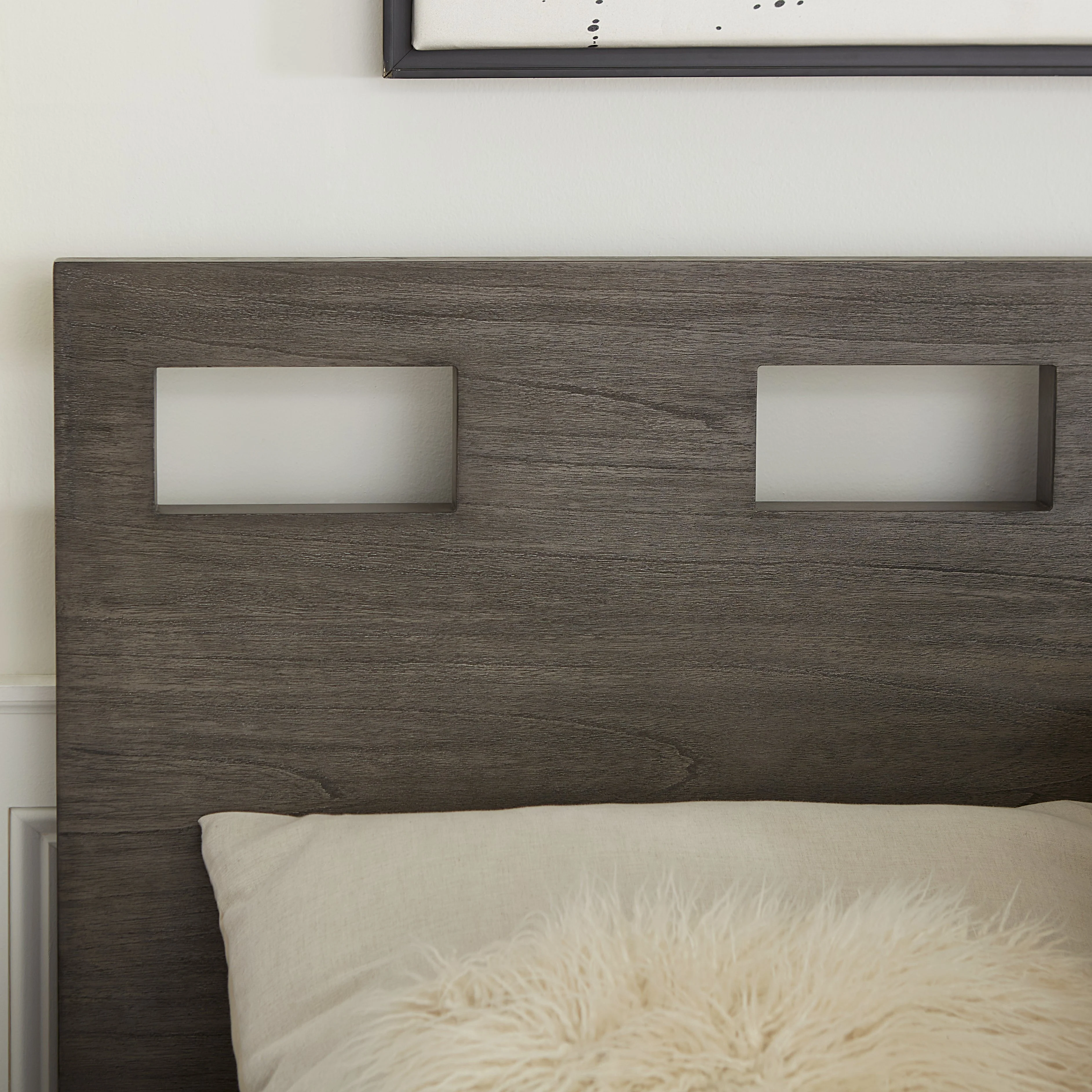 Riva Wood California King Bed in Sharkskin - Image 2