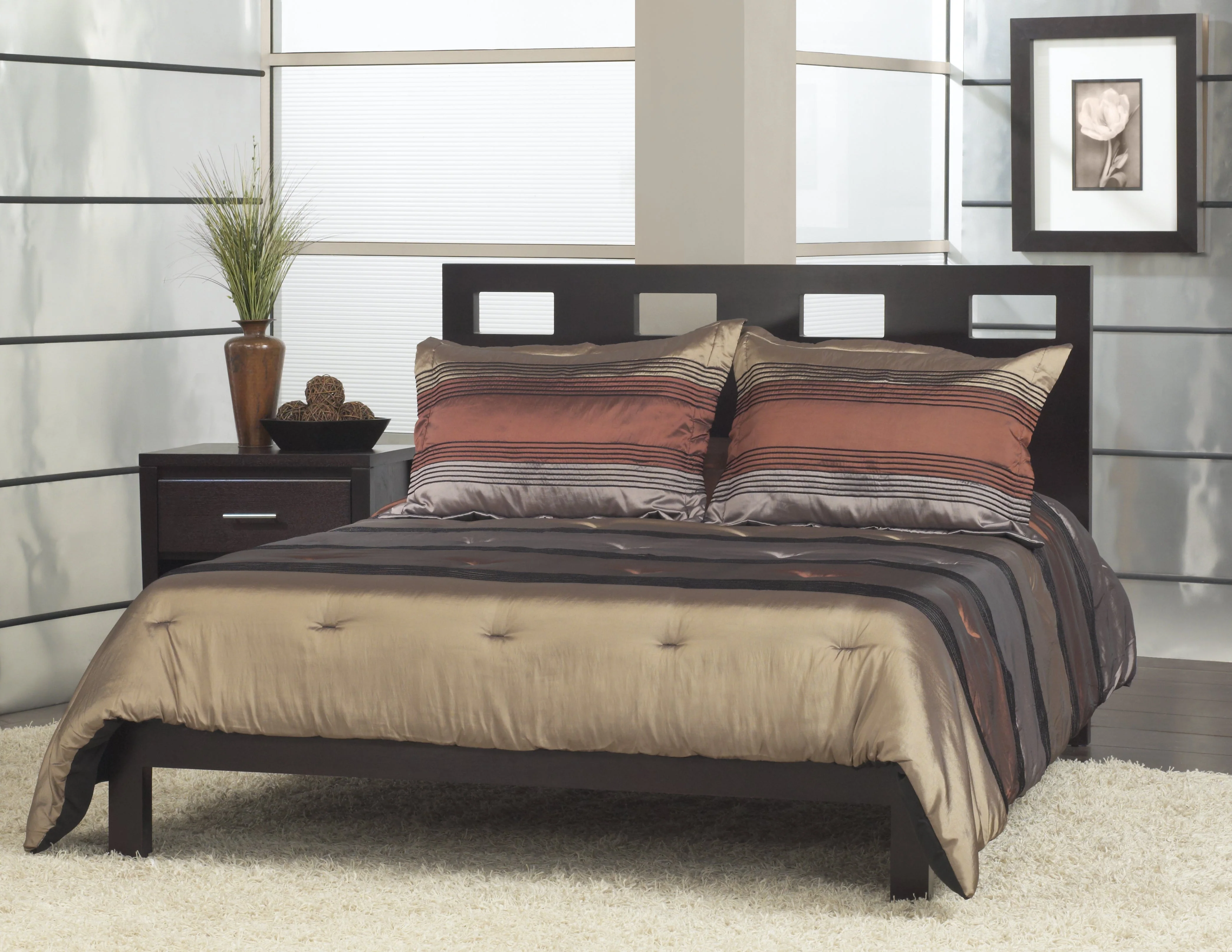 Riva Wood California King Platform Bed in Espresso - Image 3