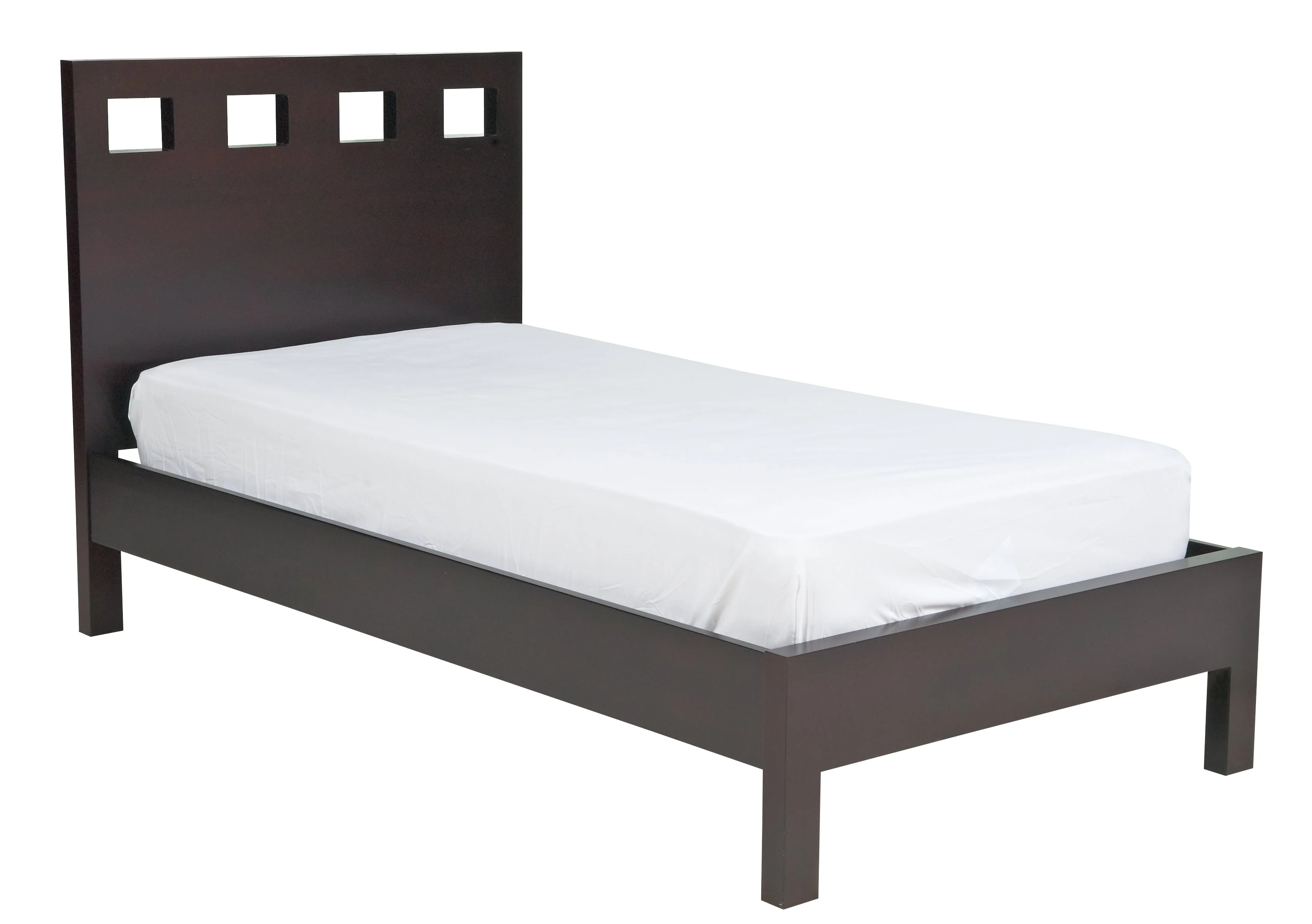 Riva Wood Eastern King Platform Bed in Espresso - Image 6