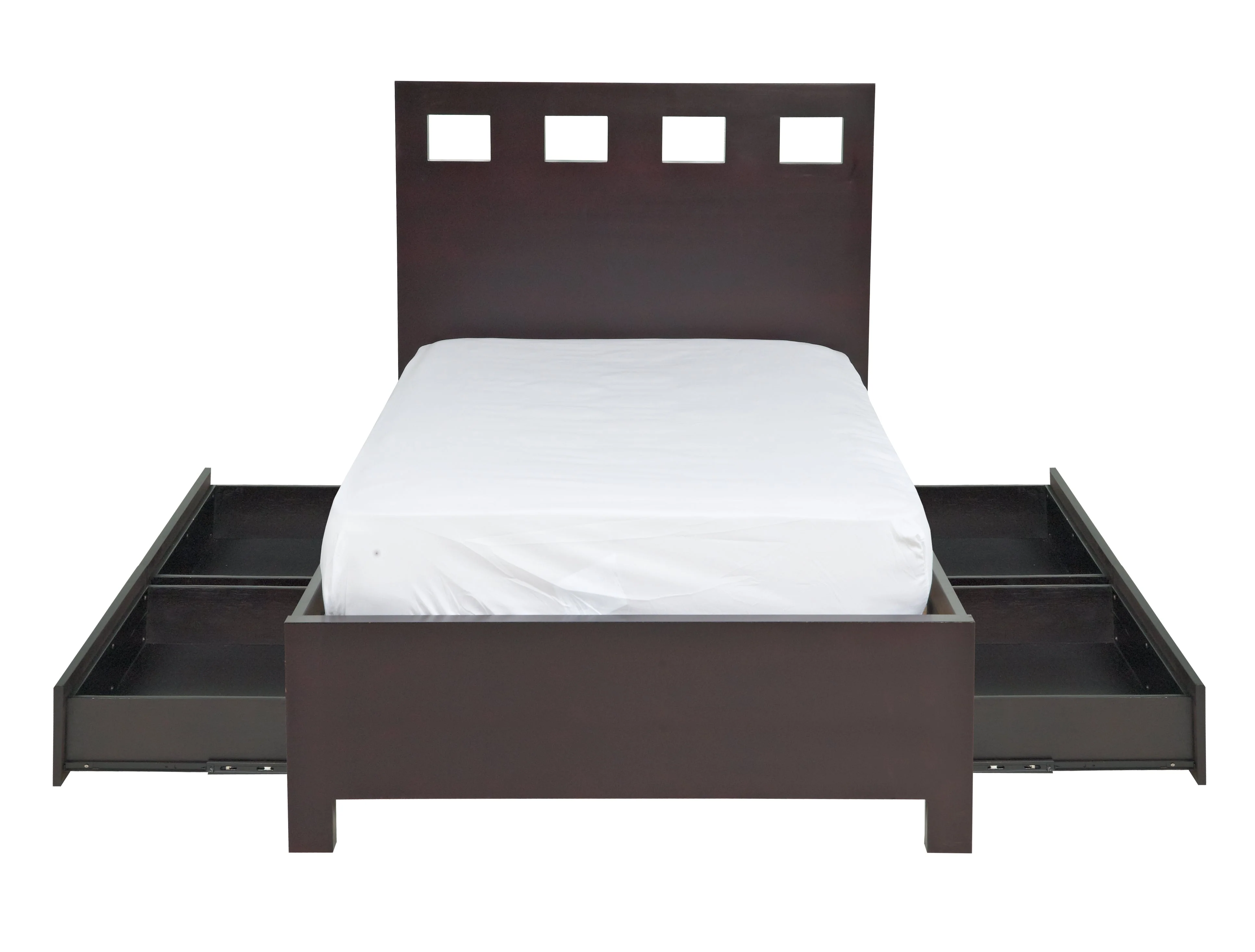 Riva Wood Eastern King Storage Bed in Espresso - Image 8