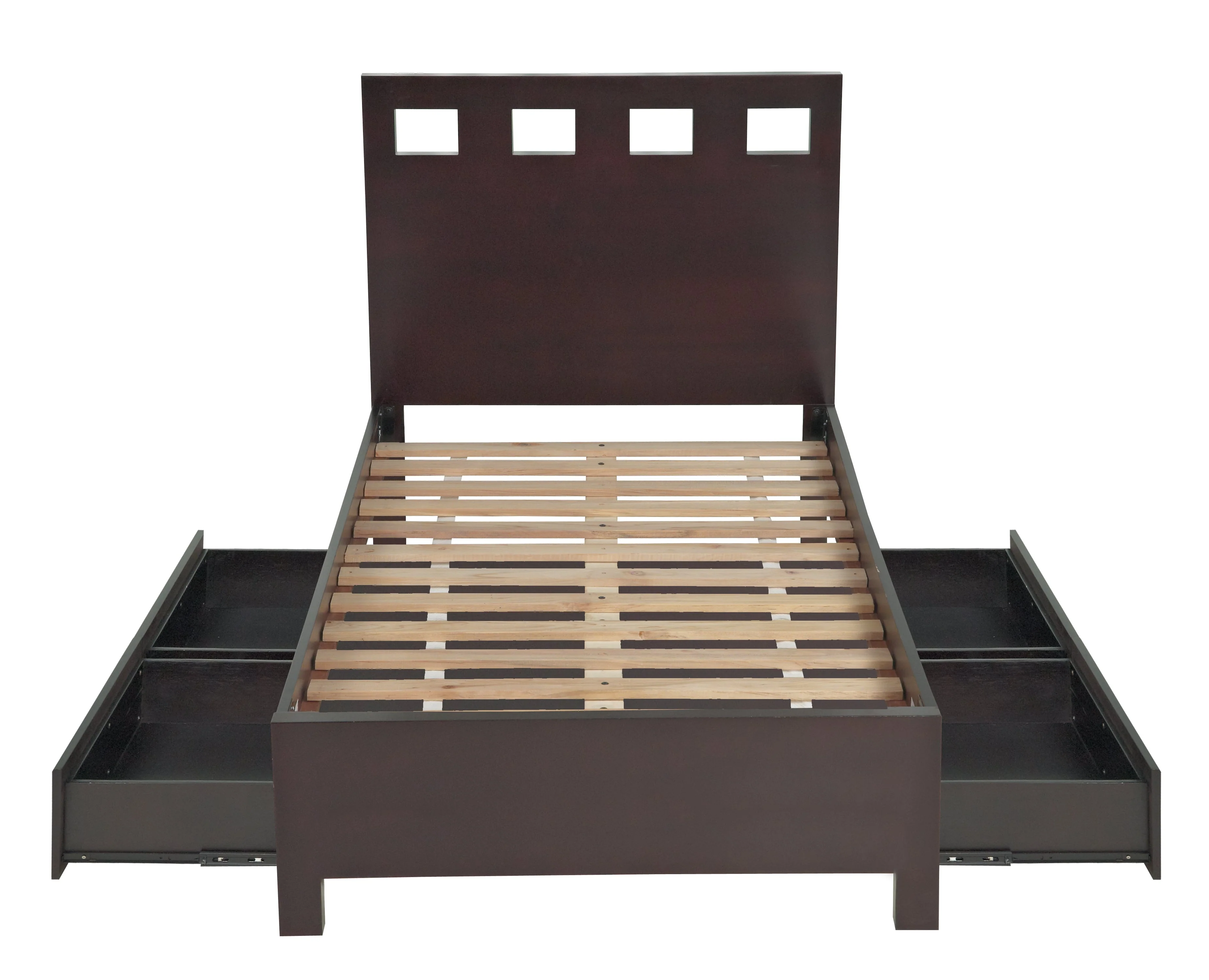 Riva Wood Full Storage Bed in Espresso - Image 10