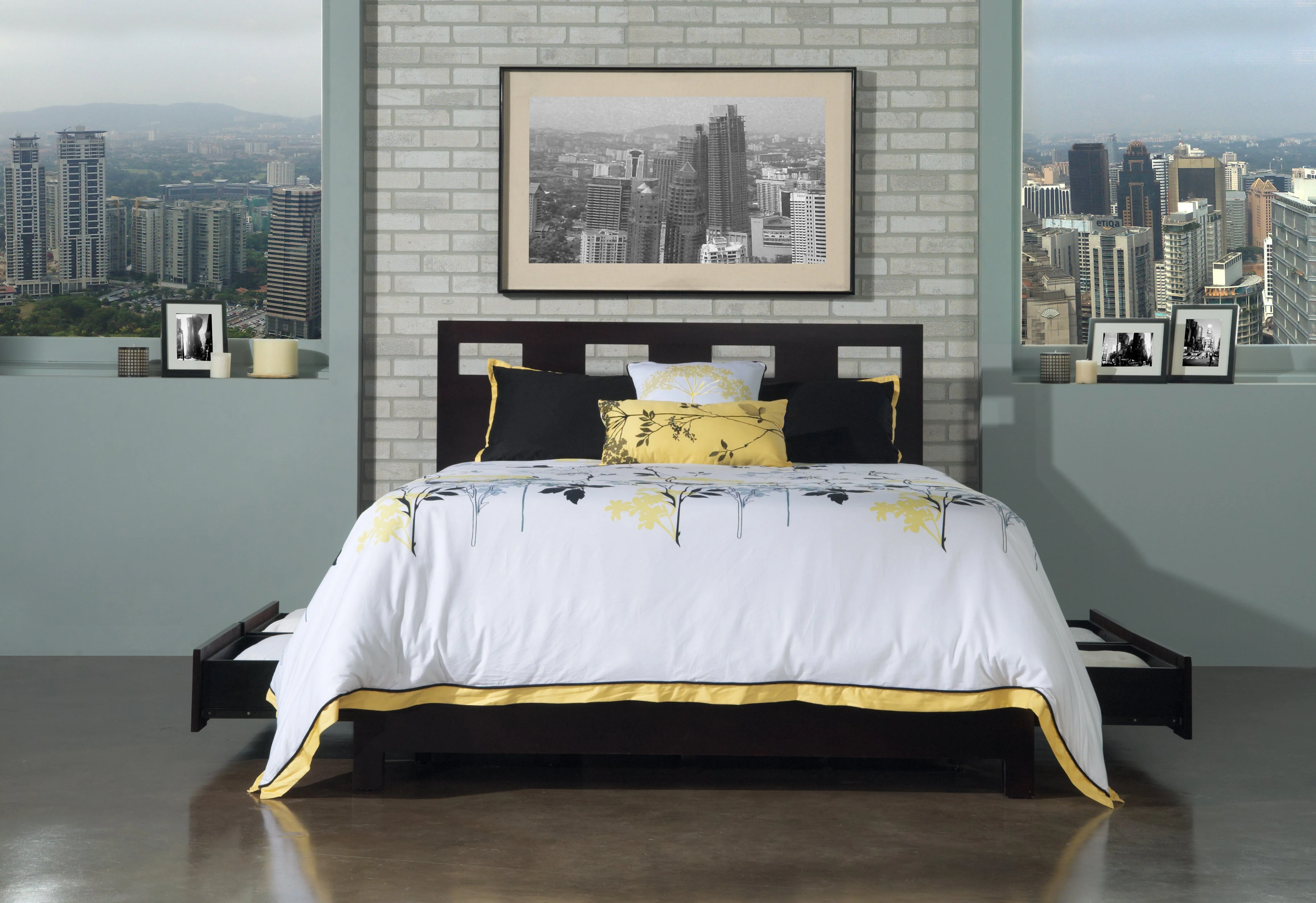 Riva Wood Queen Storage Bed in Espresso - Image 5