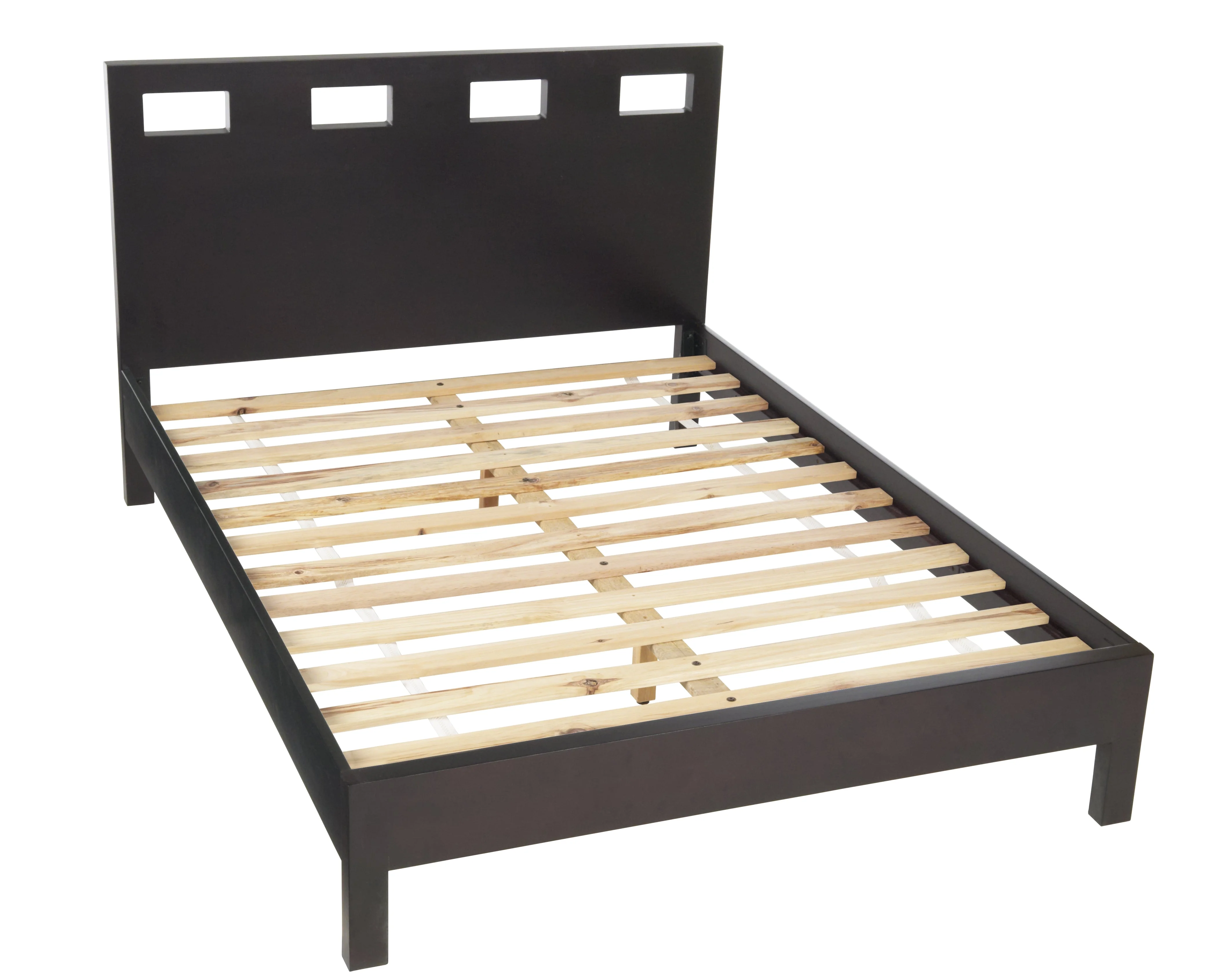 Riva Wood Twin Platform Bed in Espresso - Image 10