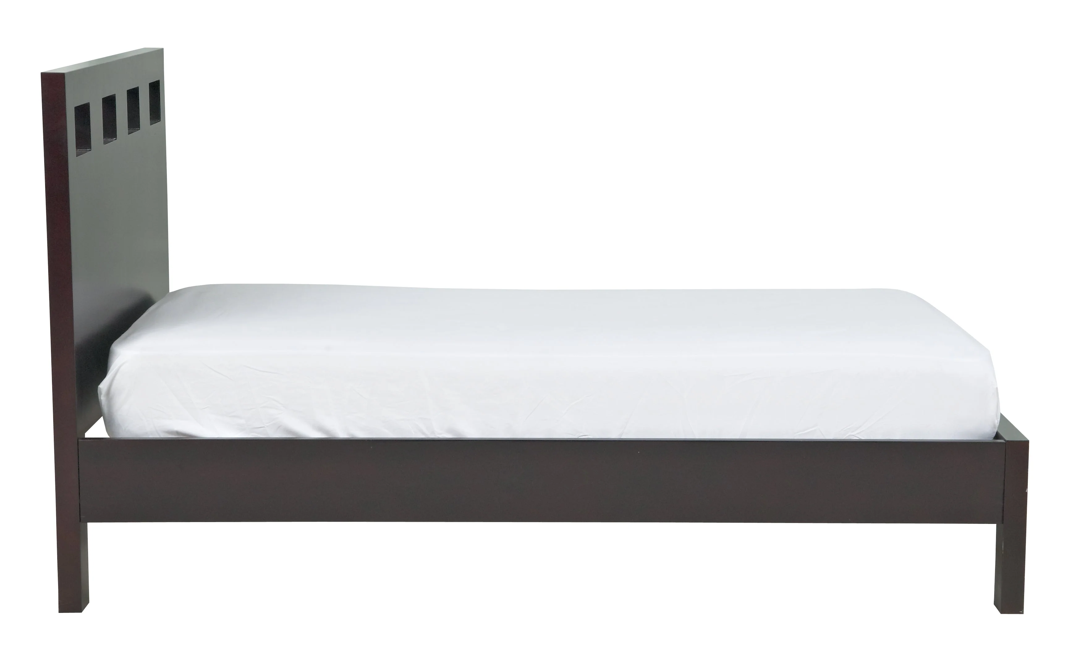 Riva Wood Twin Platform Bed in Espresso - Image 8