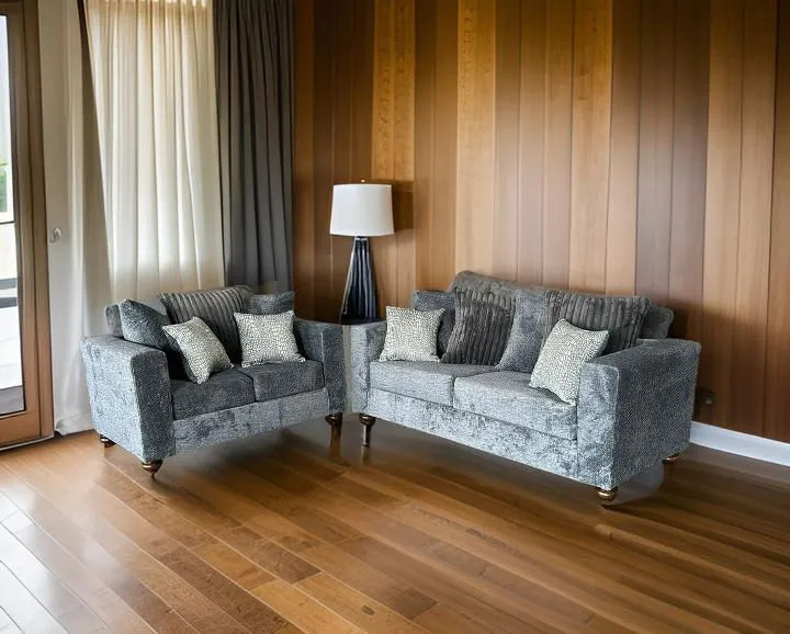 Rivera Grey Sofa & Loveseat