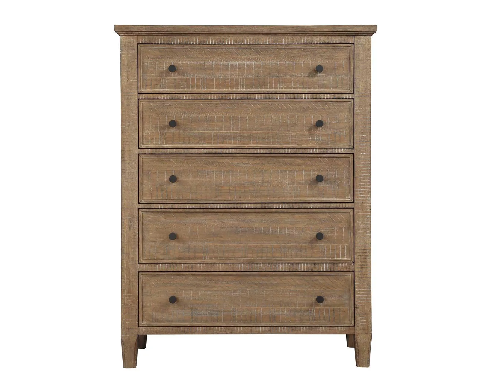Riverdale Driftwood 4-Piece King Storage Platform Bedroom Set - Image 19