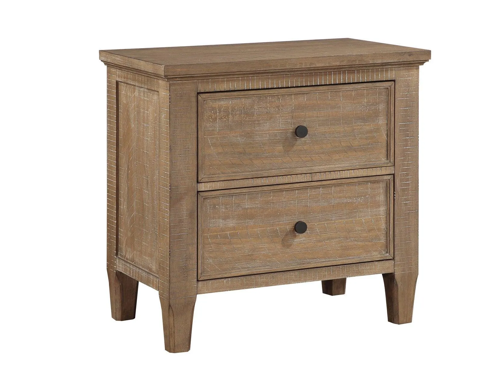 Riverdale Driftwood 4-Piece King Storage Platform Bedroom Set - Image 23