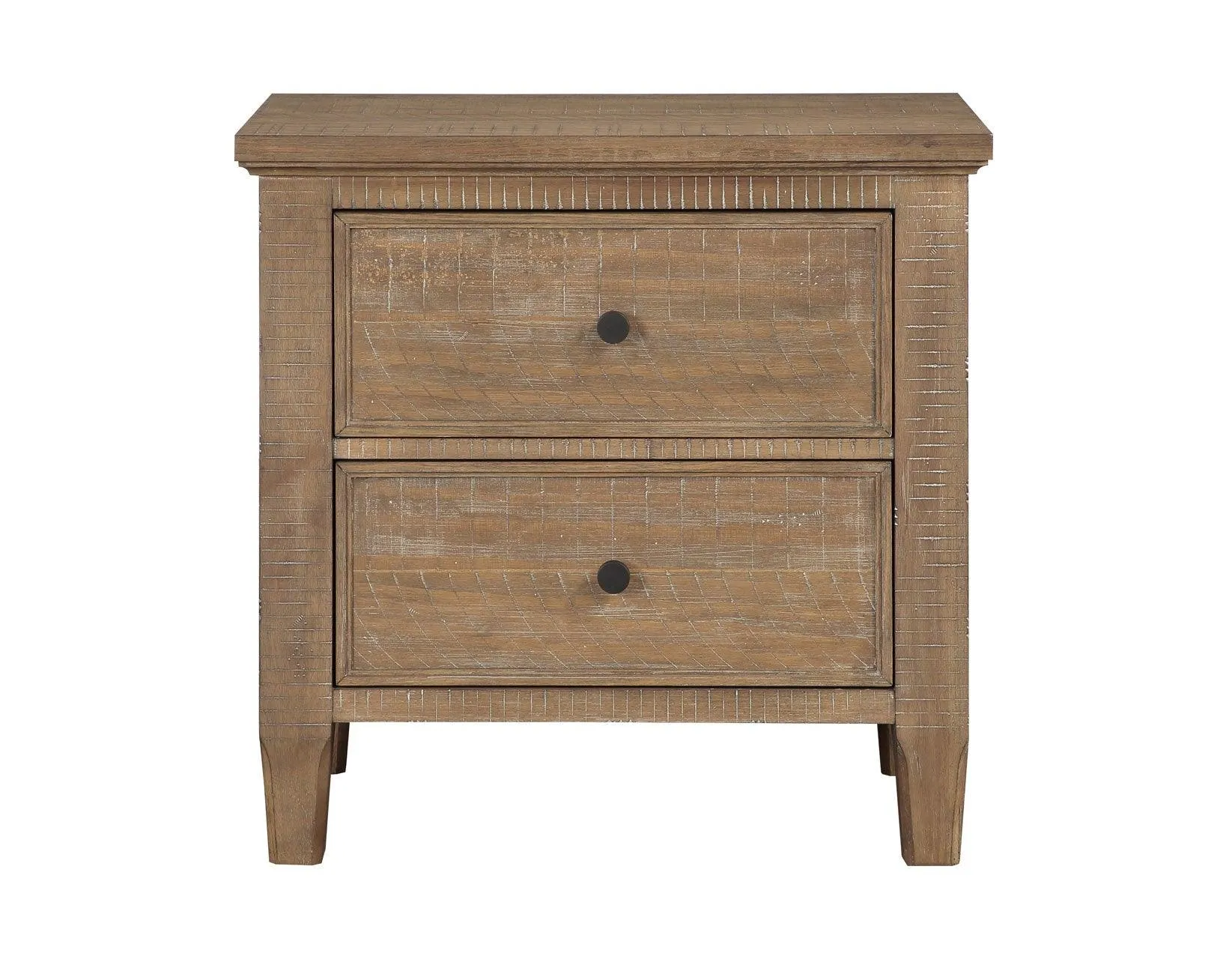 Riverdale Driftwood 4-Piece King Storage Platform Bedroom Set - Image 24