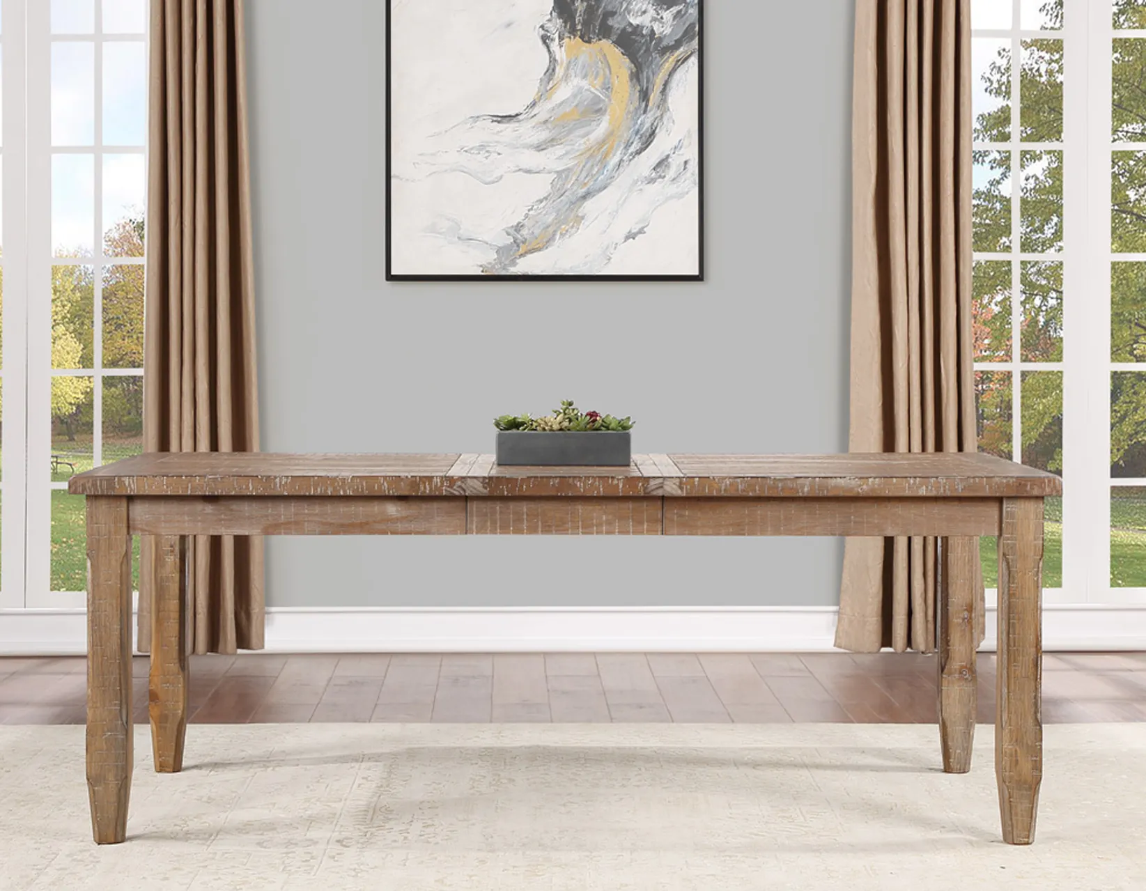 Riverdale Driftwood Dining Room Set - Image 2