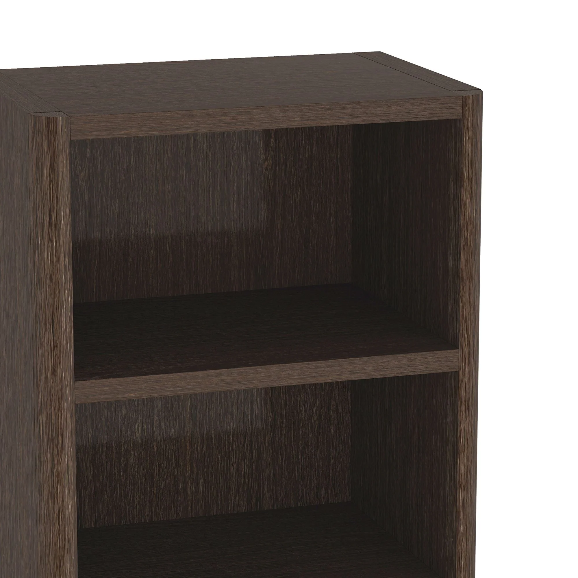 Rivington Dark Walnut 28" Open Bookcase - Image 6