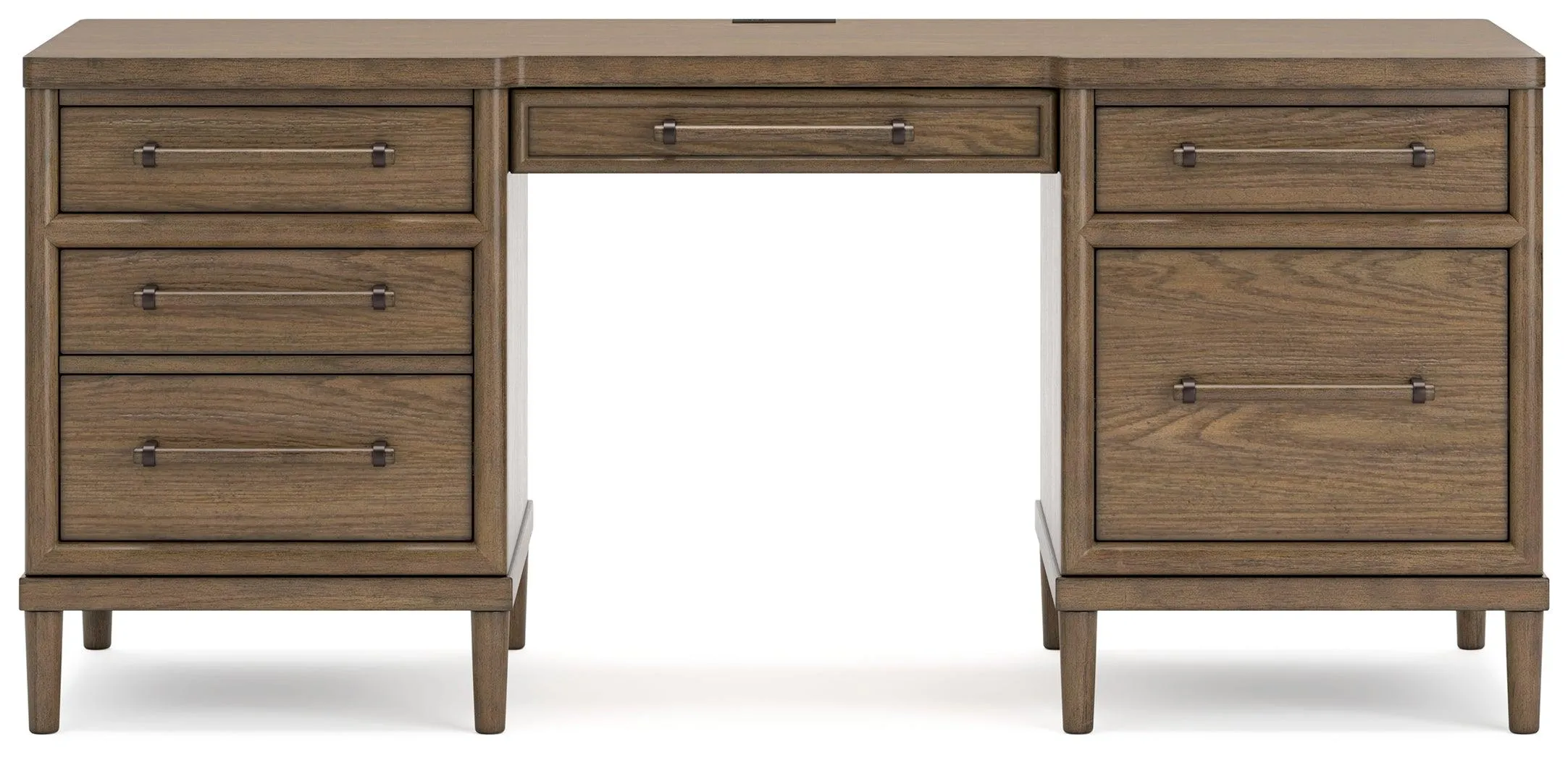 Roanhowe Brown 68" Home Office Desk - Image 4