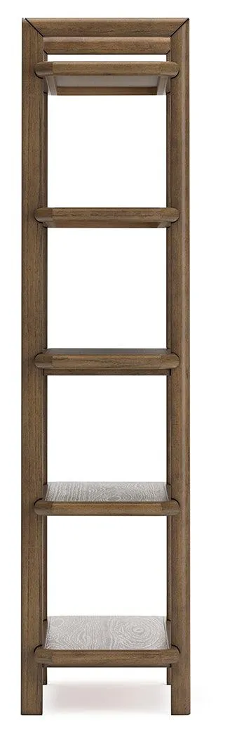 Roanhowe Brown 71" Bookcase - Image 7