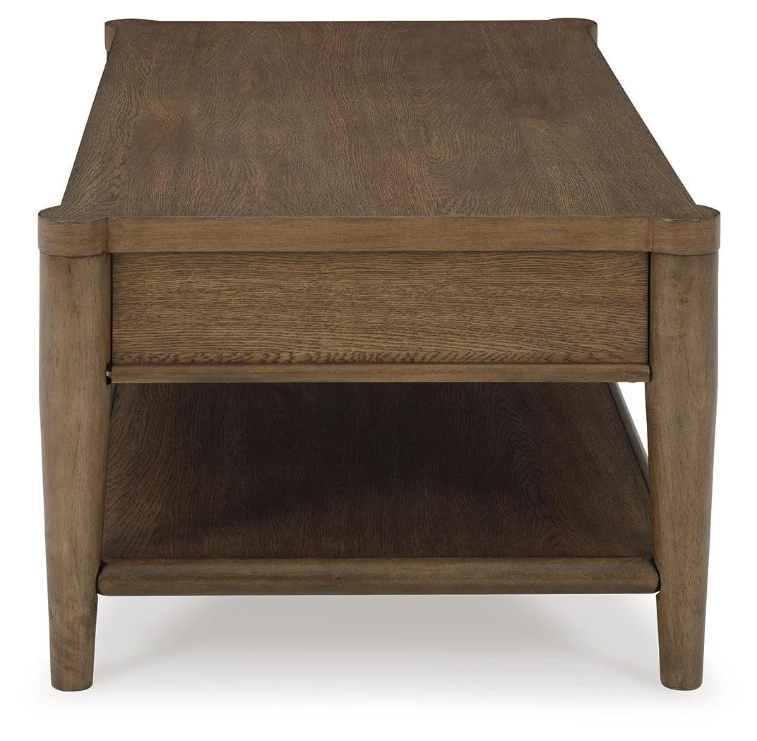Roanhowe Brown Coffee Table - Image 4