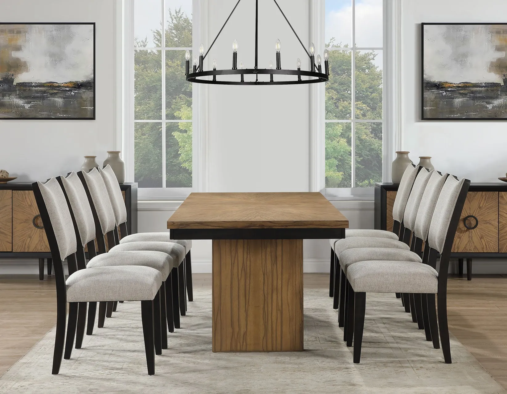 Roatan Toffee/Black Dining Room Set - Image 3