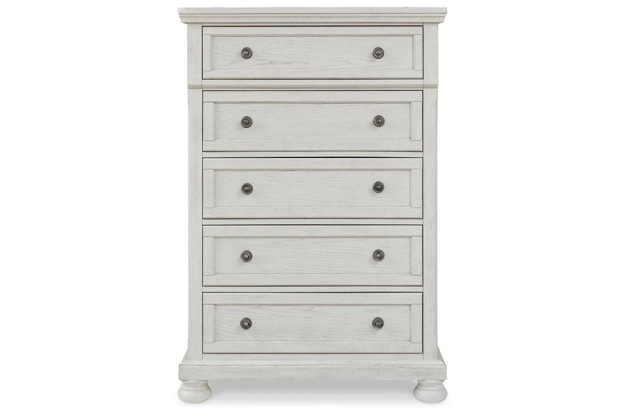 Robbinsdale Antique White Chest of Drawers - Image 3