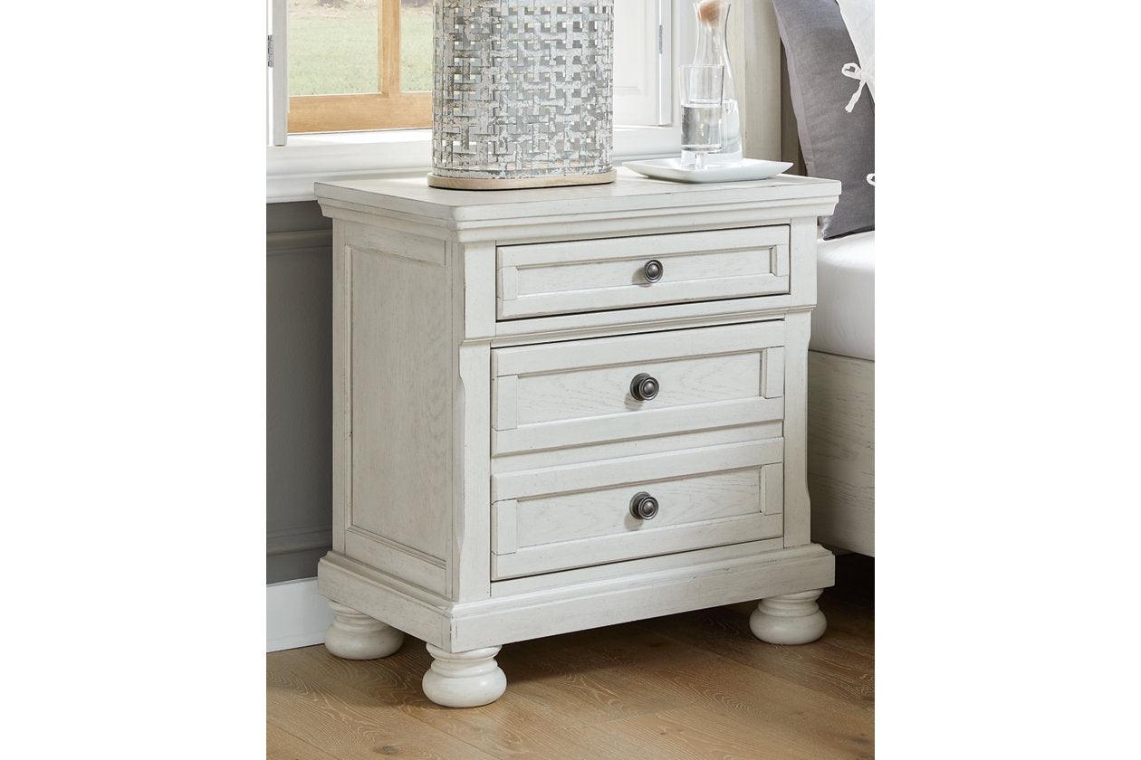 Robbinsdale Antique White Nightstand - Image 9