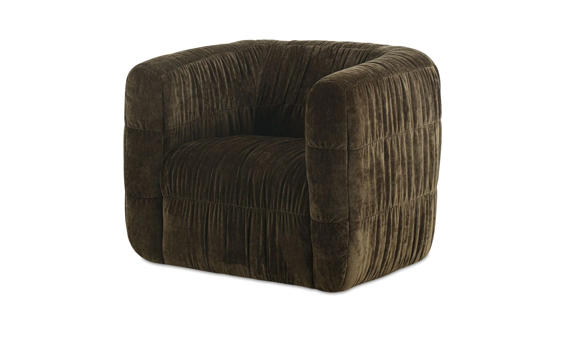 Robson Swivel Chair Dark Green - Image 2