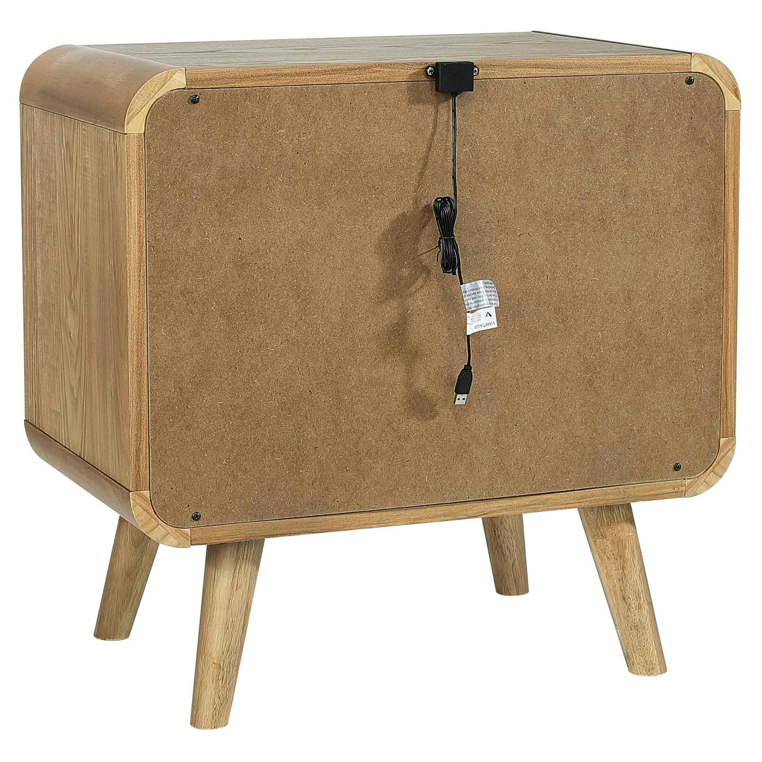 Robyn Light Ash 2-Drawer Nightstand - Image 5