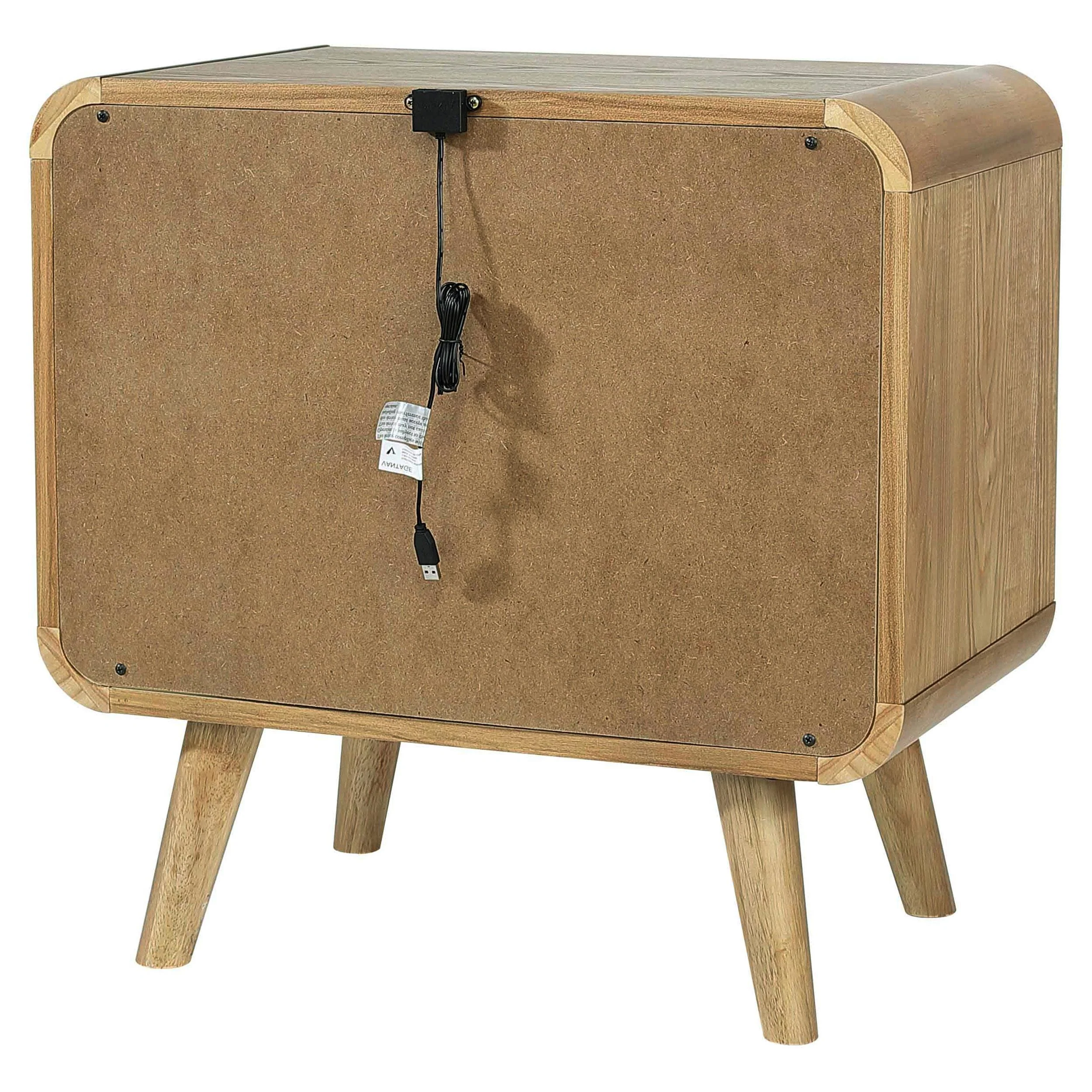Robyn Light Ash 2-Drawer Nightstand - Image 7