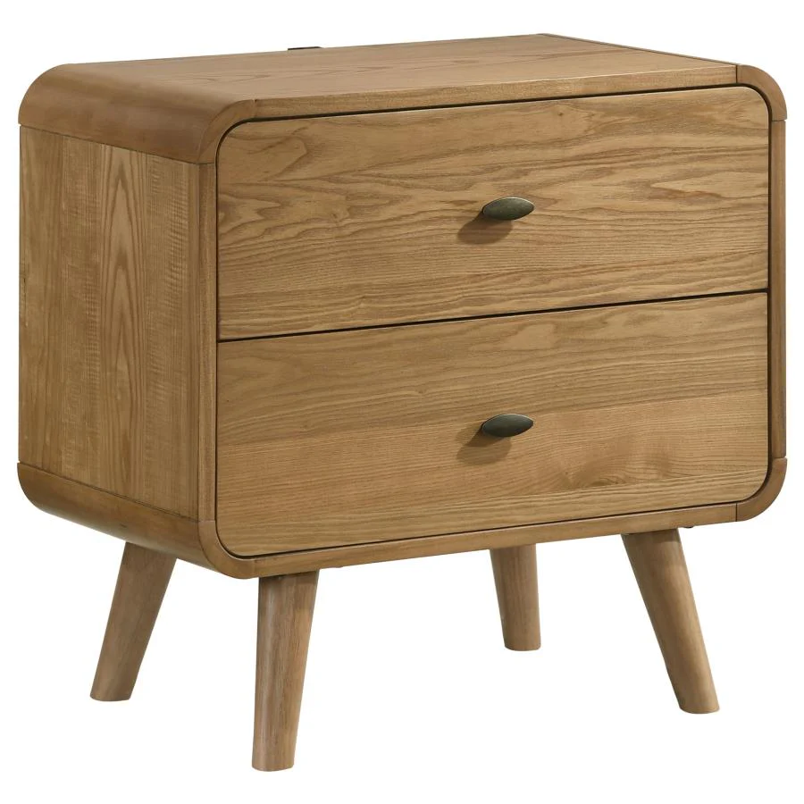 Robyn Light Ash 5-piece Eastern King Bedroom Set - Image 5
