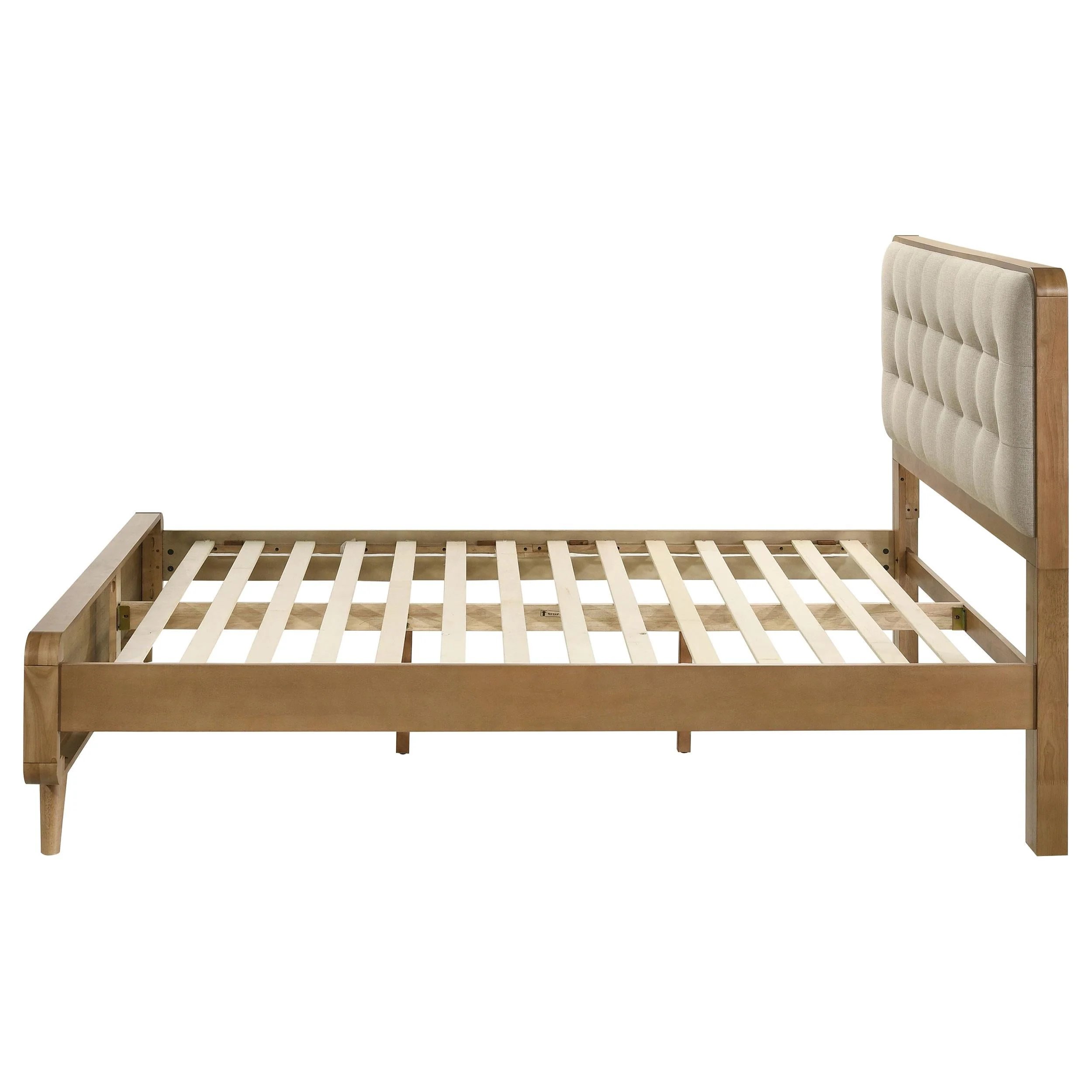 Robyn Wood California King Platform Bed Light Ash - Image 6