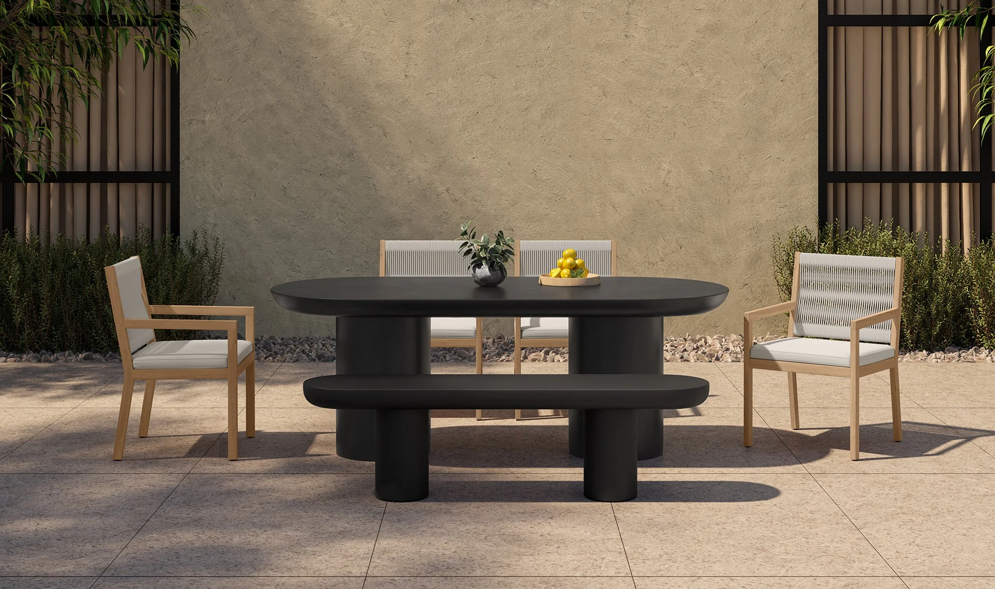 Rocca Dining Table Black - Image 5