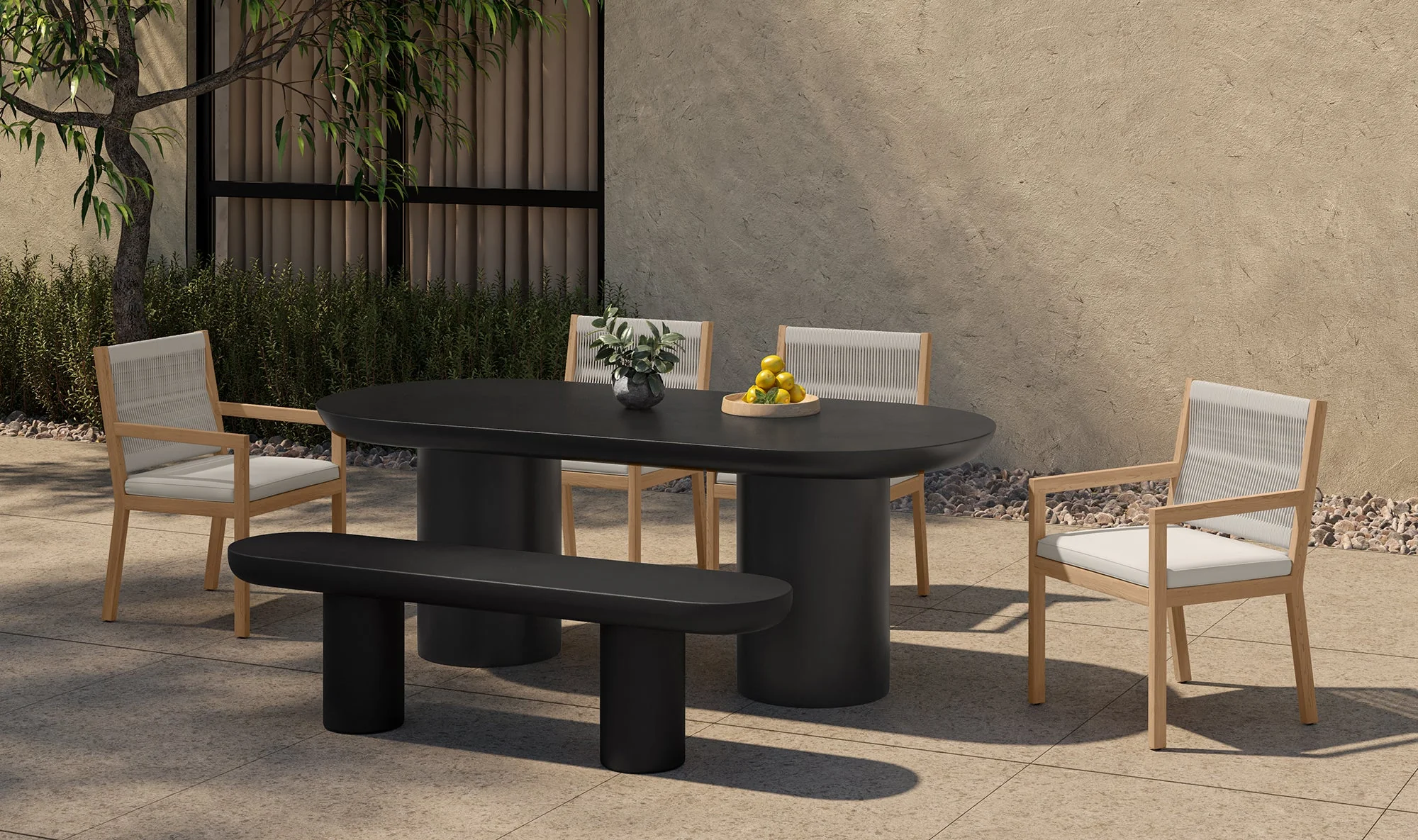 Rocca Dining Table Black - Image 6