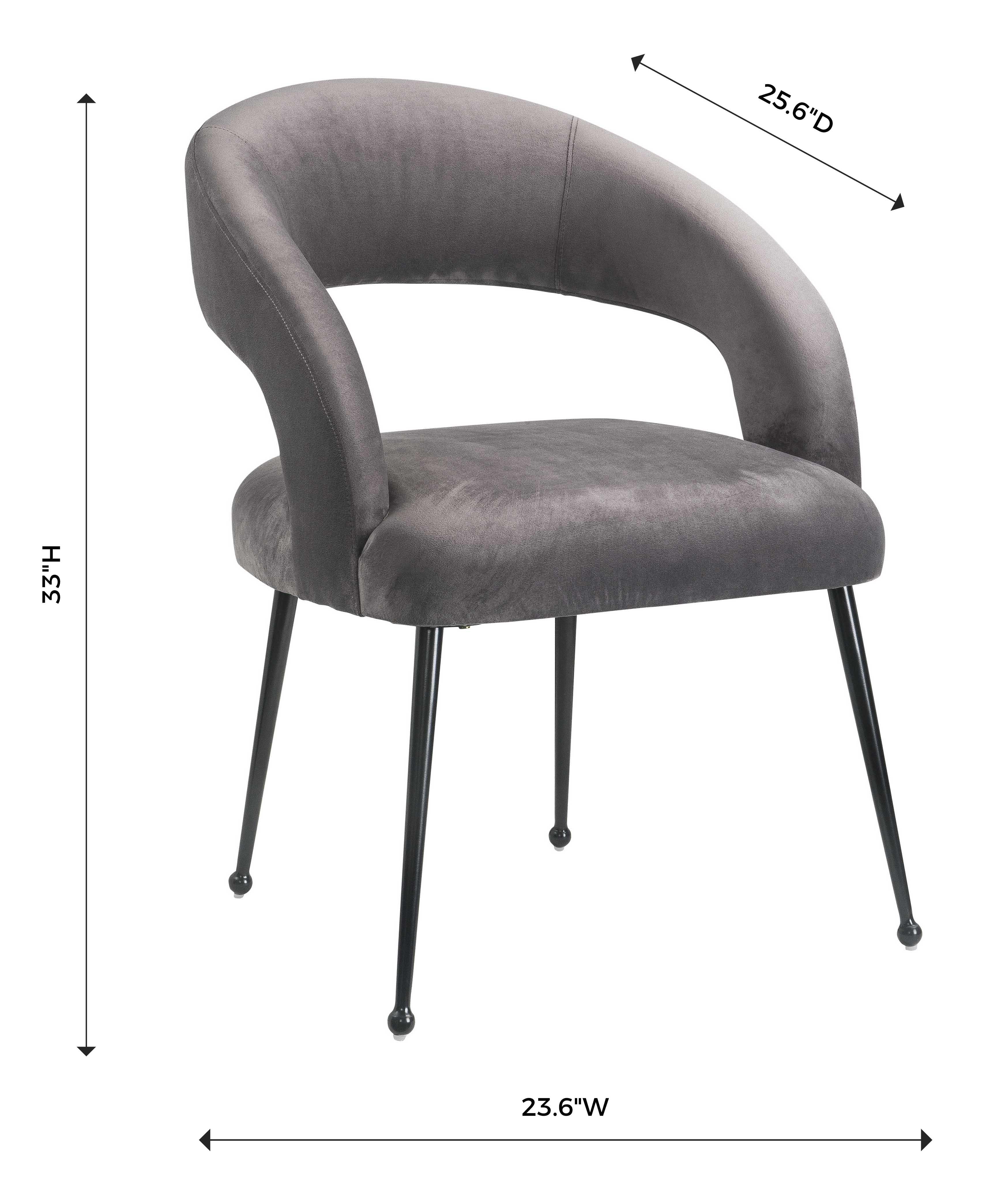 Rocco Velvet Dining Chair - Image 18