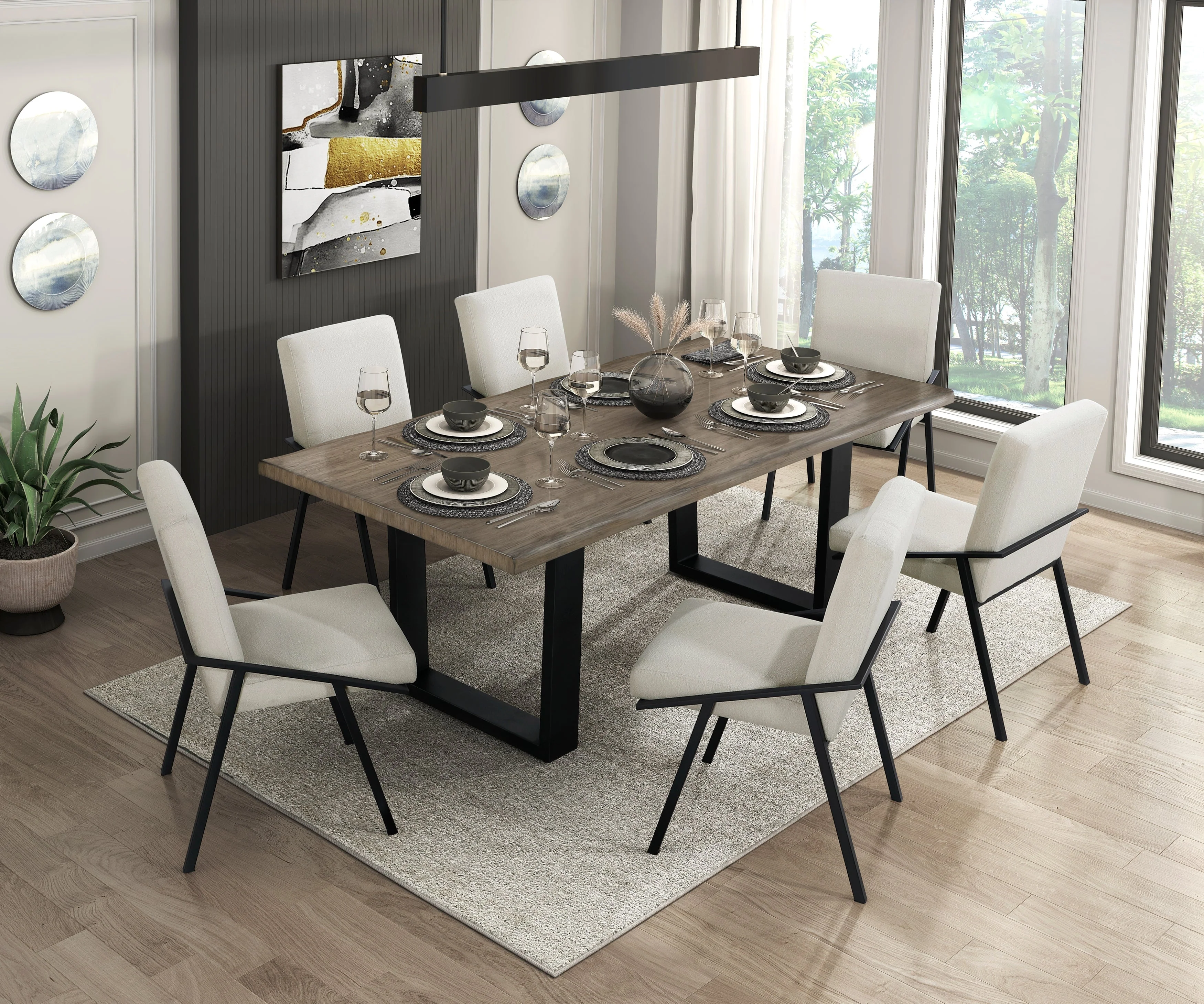 Rochelle Cream Dining Side Chair, Set of 2 - Image 10
