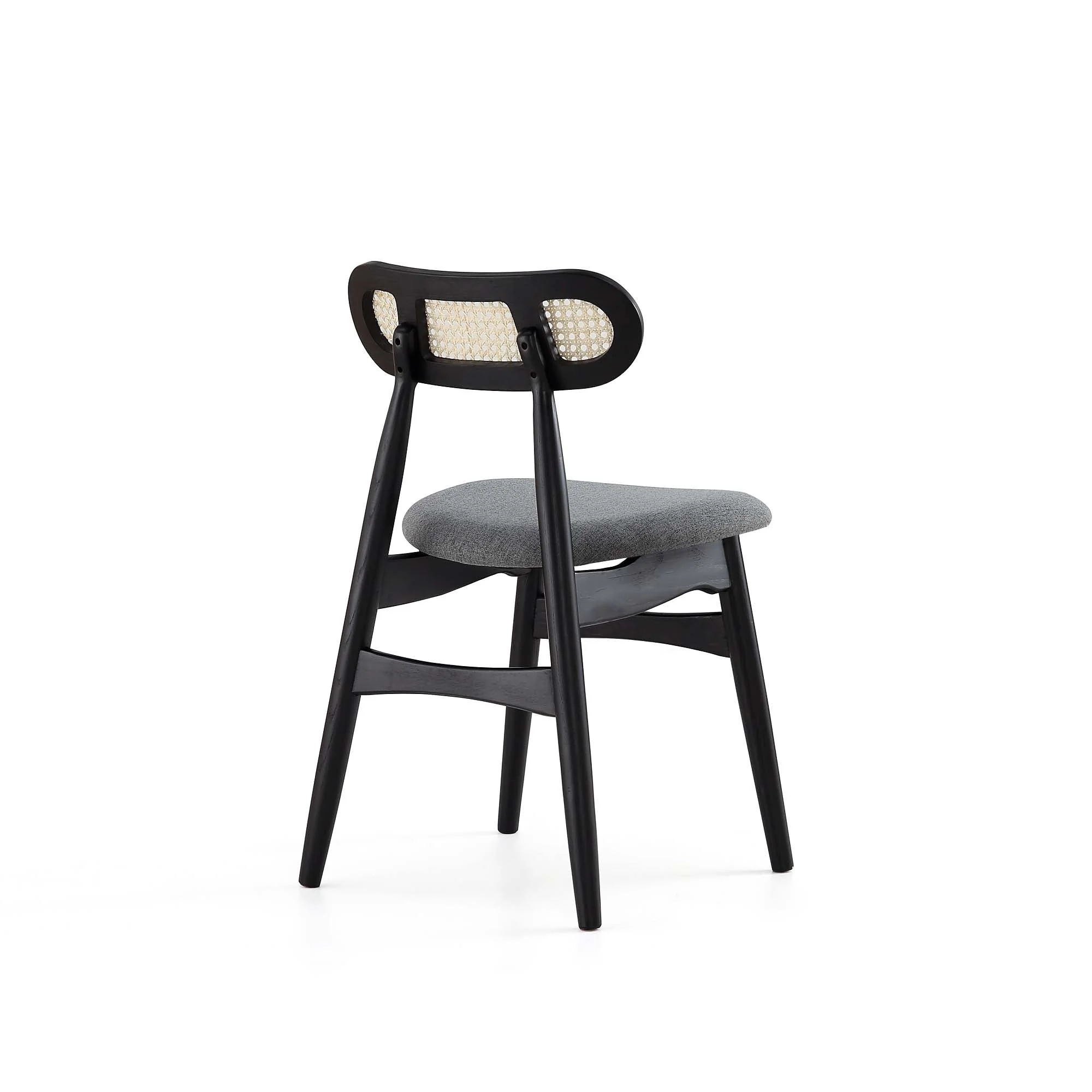 Rockaway 70.86 Dining Set with 6 Colbert Chairs in Black and Grey - Image 17