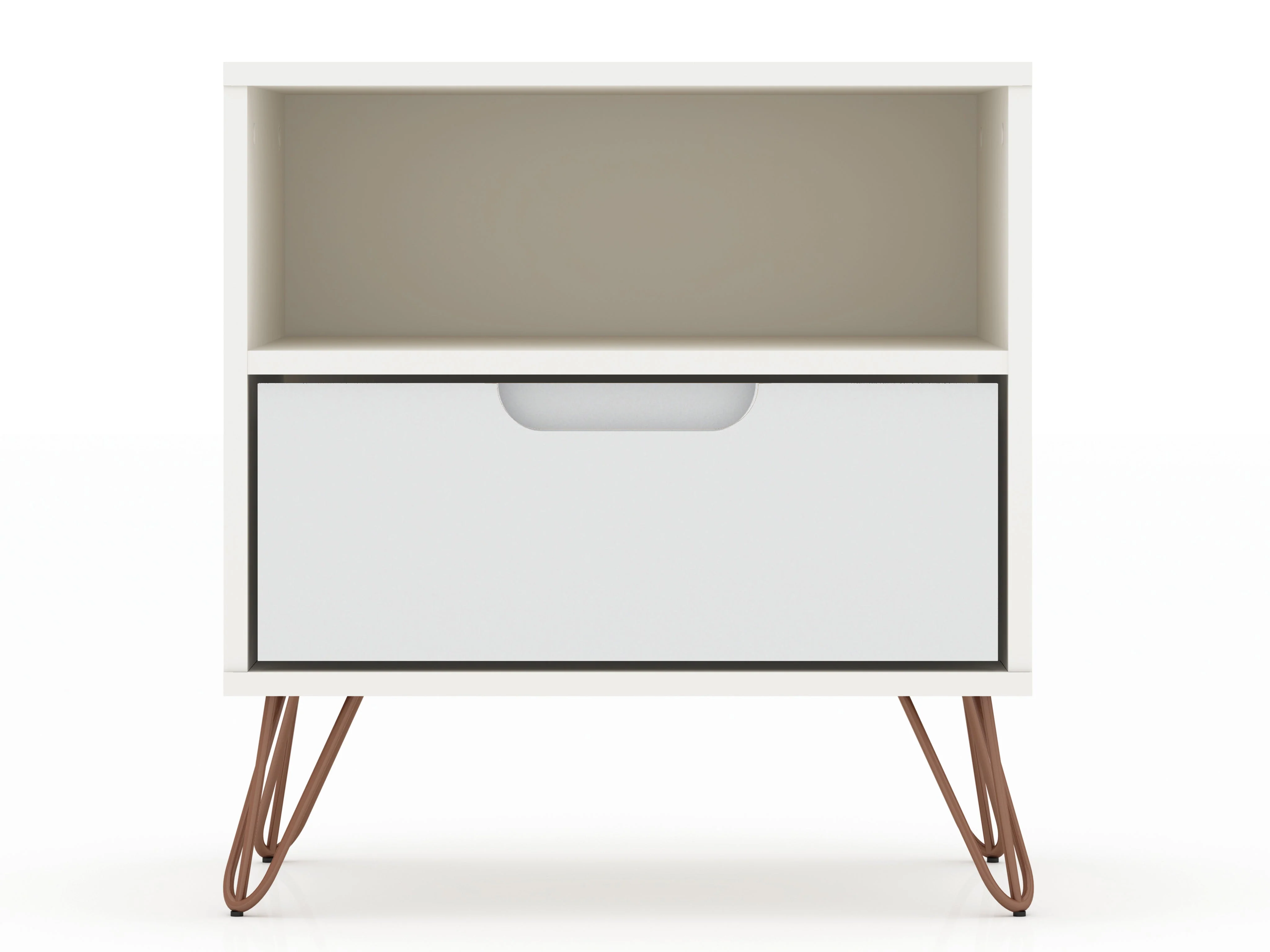 Rockefeller 1.0 Nightstand in White