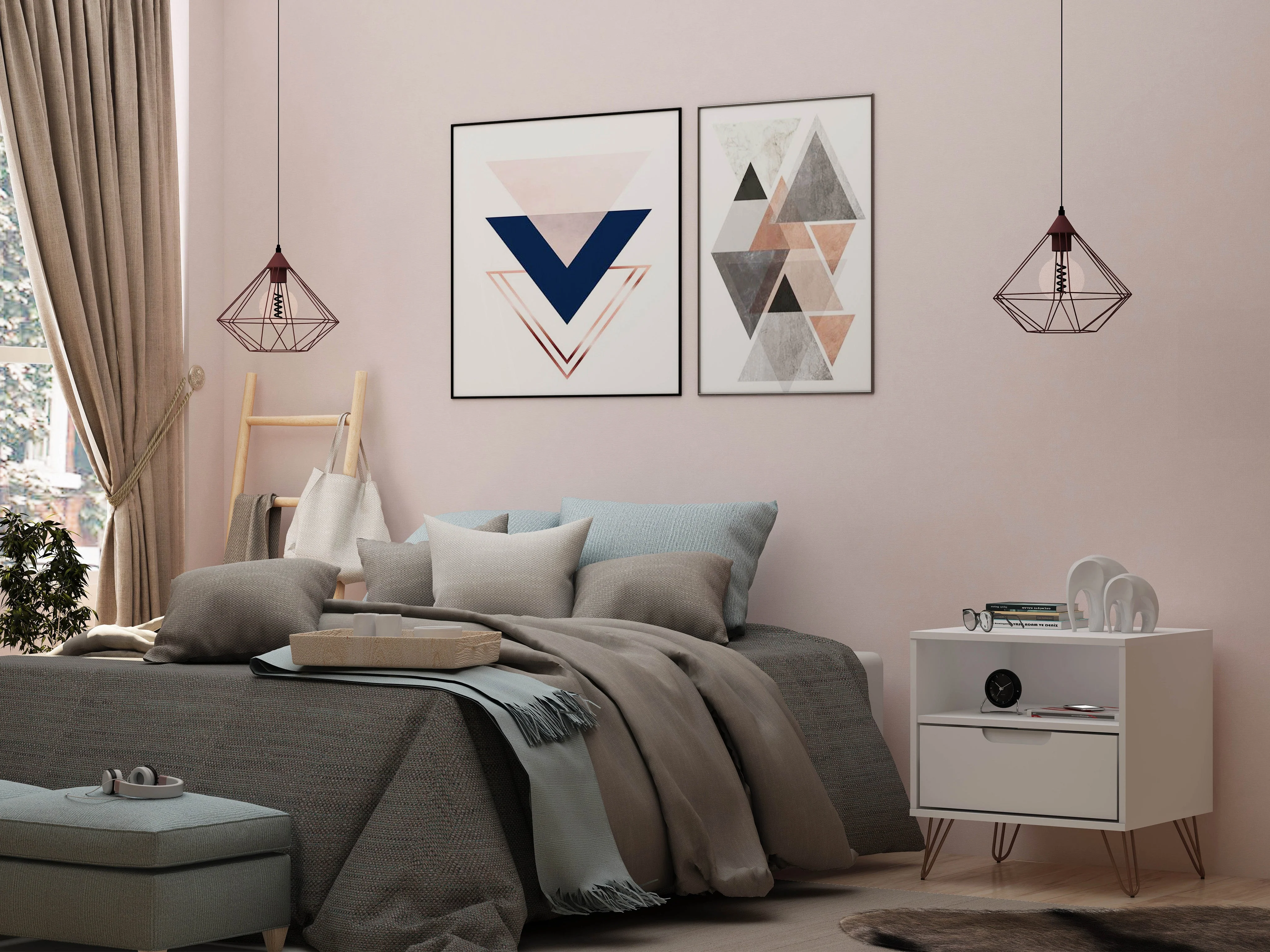 Rockefeller 1.0 Nightstand in White - Image 2