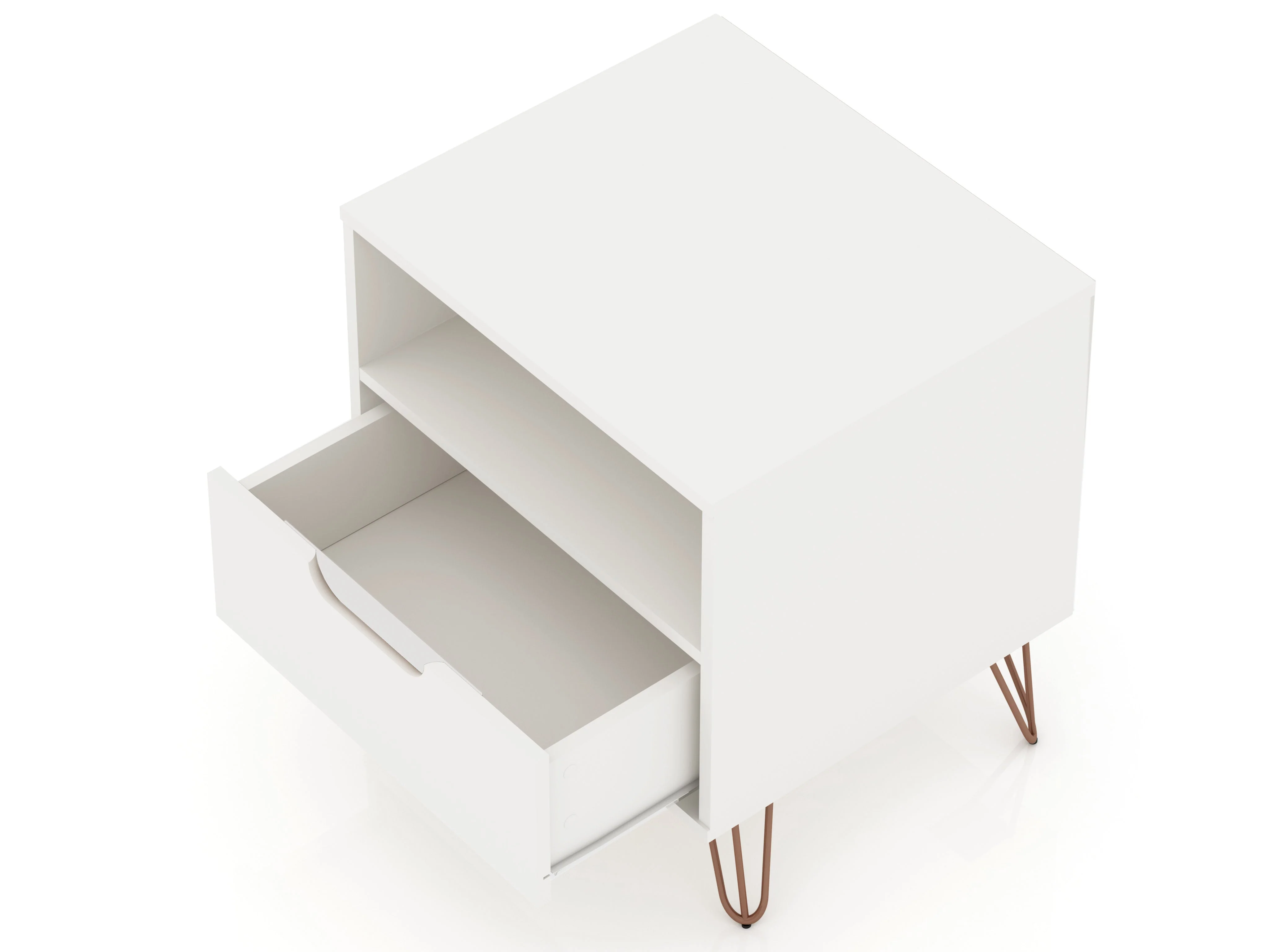 Rockefeller 1.0 Nightstand in White - Image 5