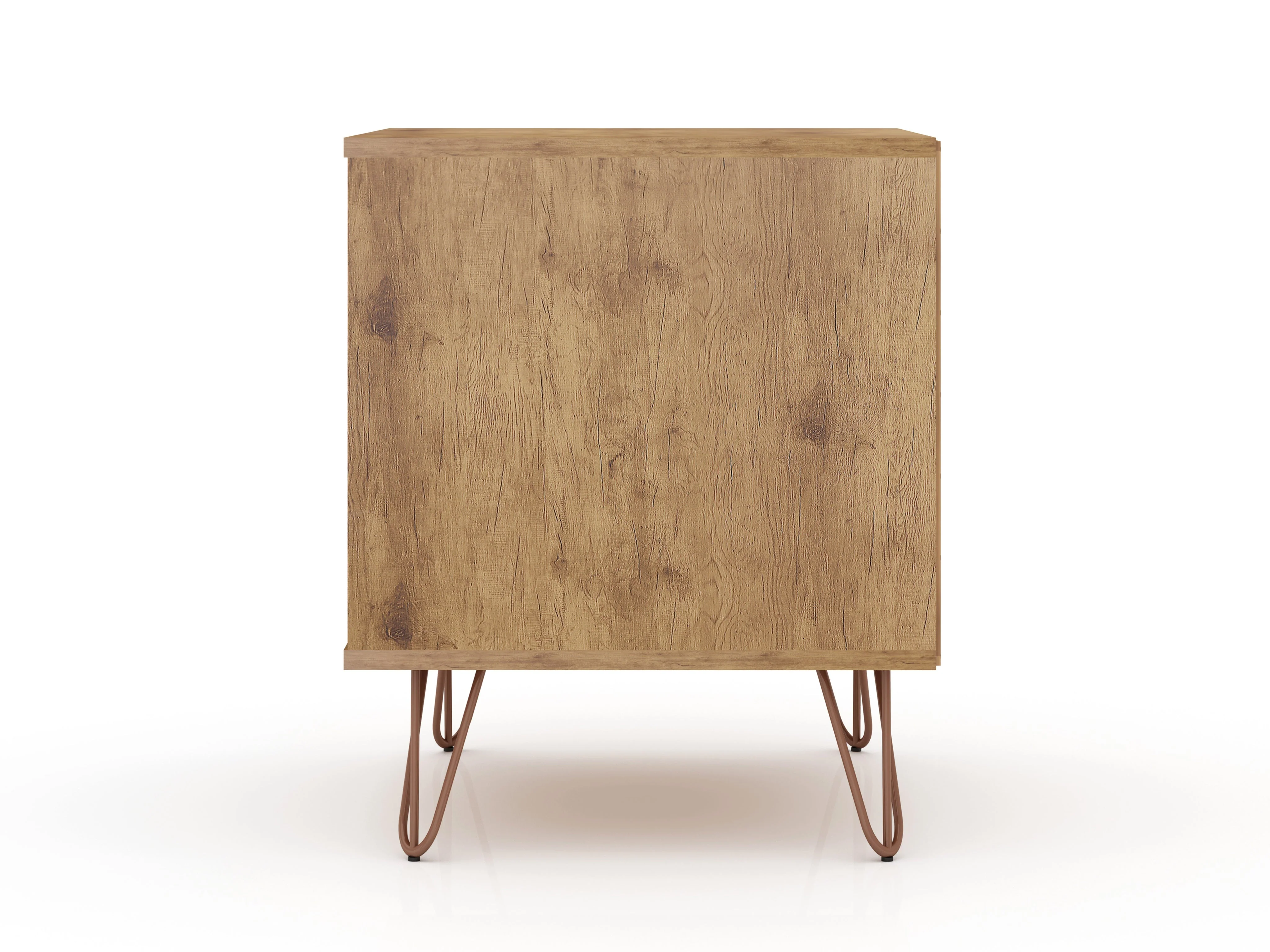 Rockefeller 2.0 Nightstand in Nature and Rose Pink - Image 8