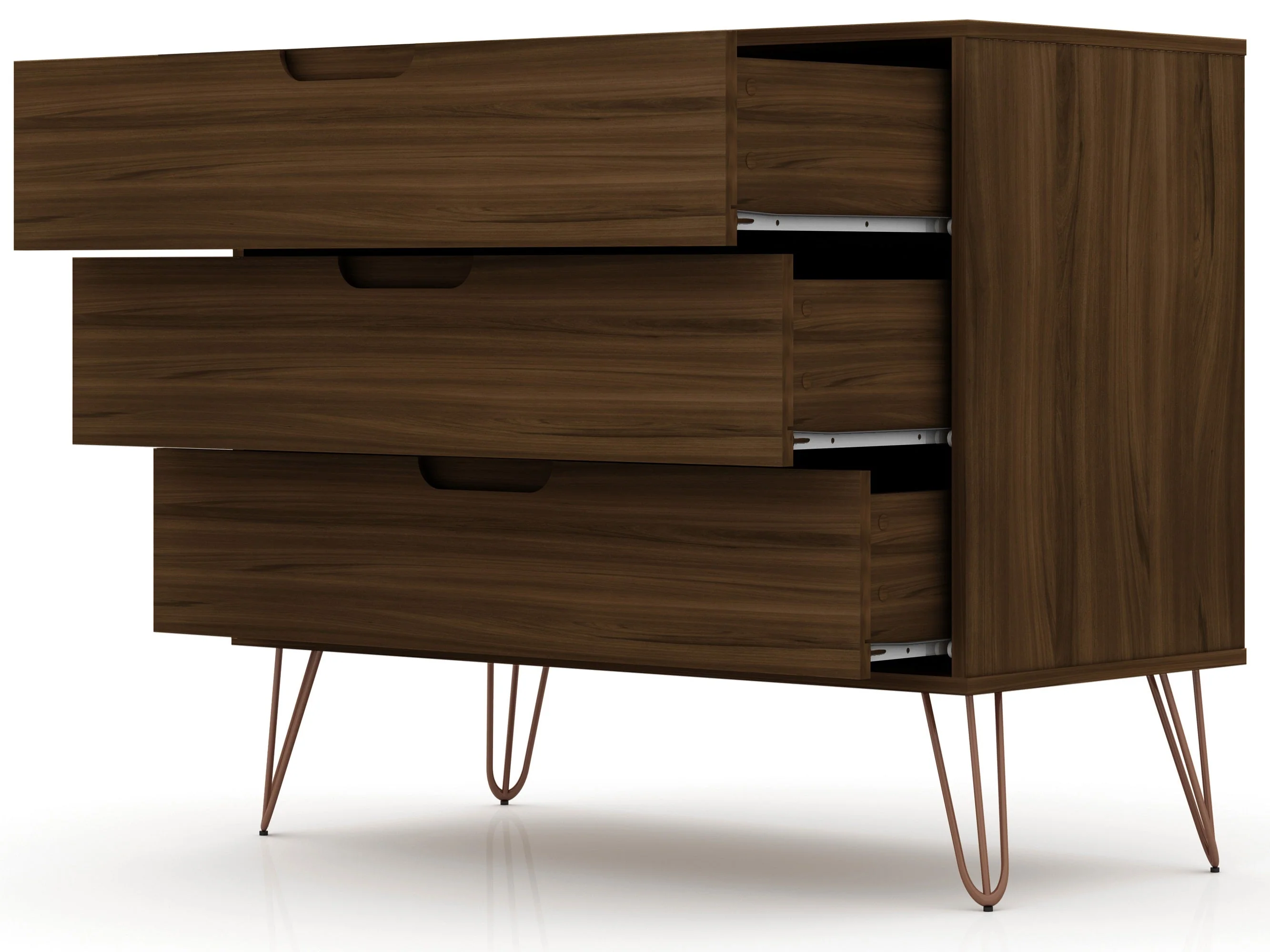 Rockefeller Dresser in Brown (set of 2) - Image 5