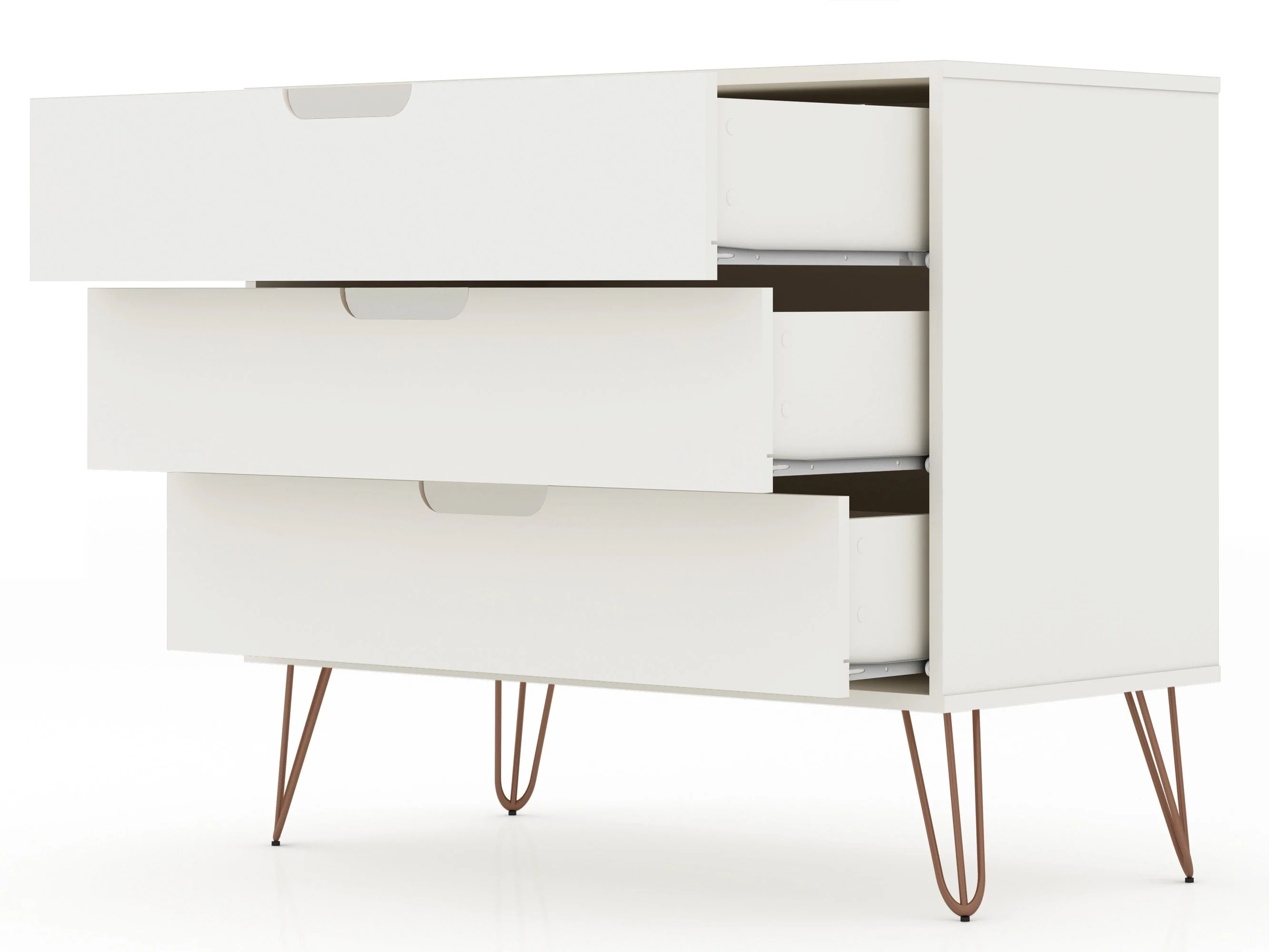 Rockefeller Dresser in White (set of 2) - Image 5