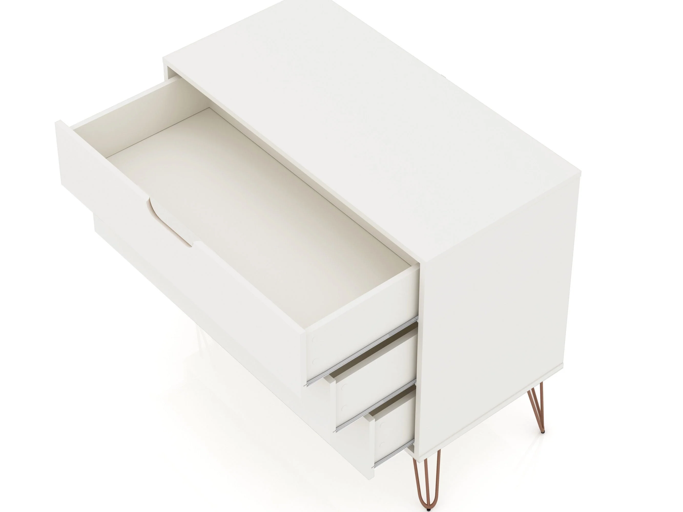 Rockefeller Dresser in White (set of 2) - Image 6